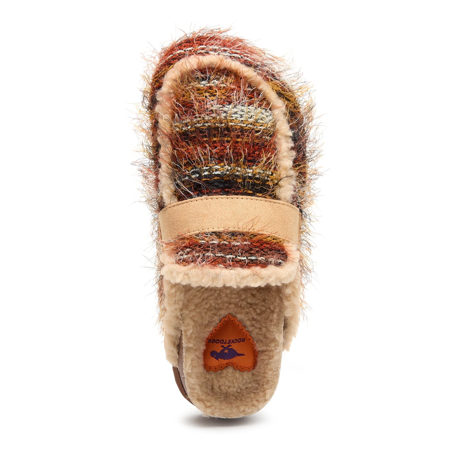 Arctic Brown Multi Shag Clogs