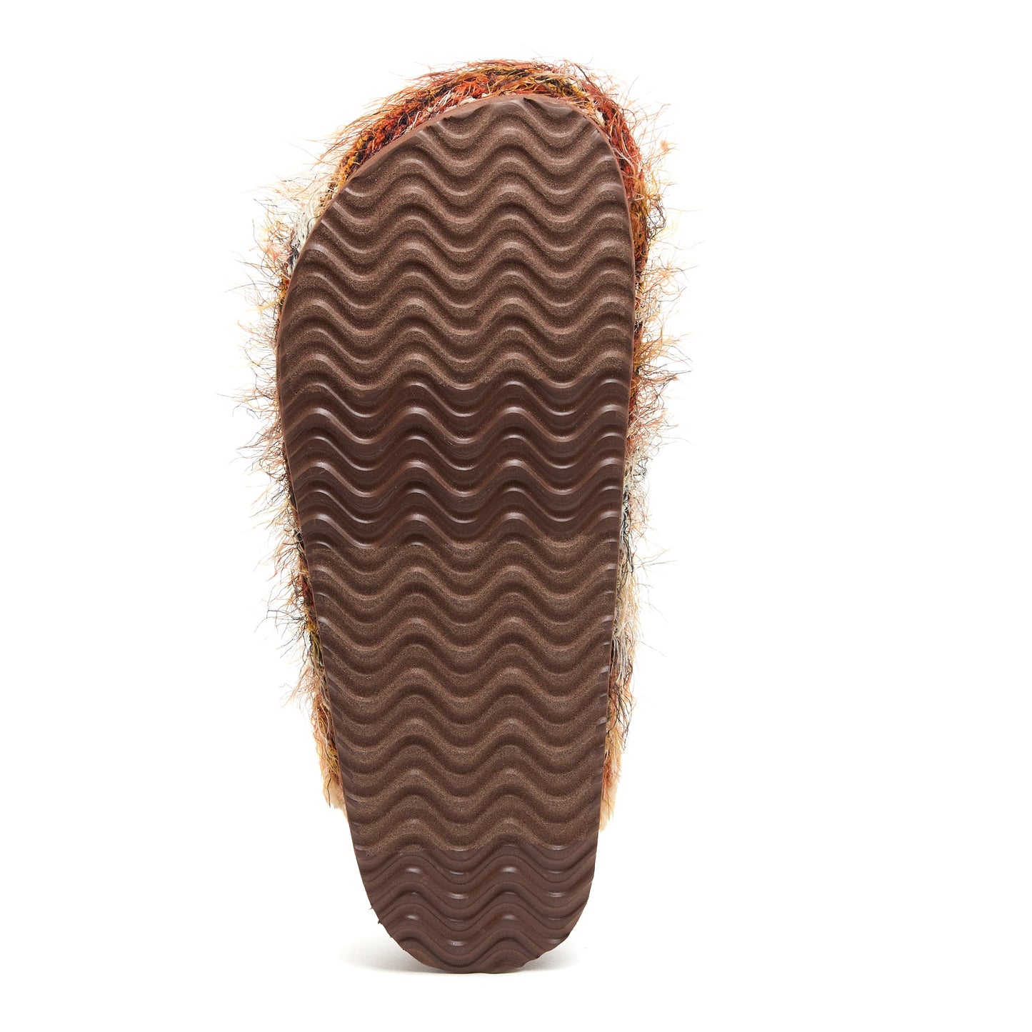 Arctic Brown Multi Shag Clogs