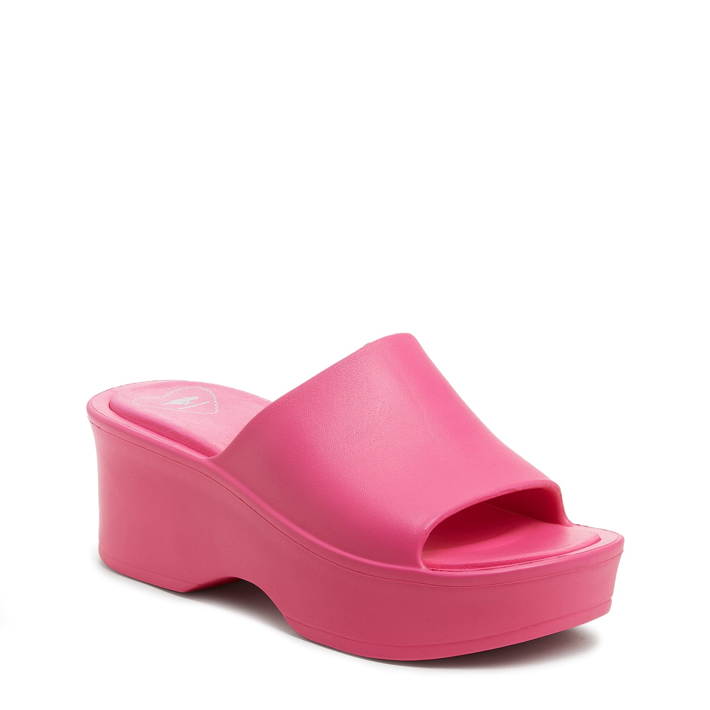 Petal Fuchsia Platform Slide Sandals