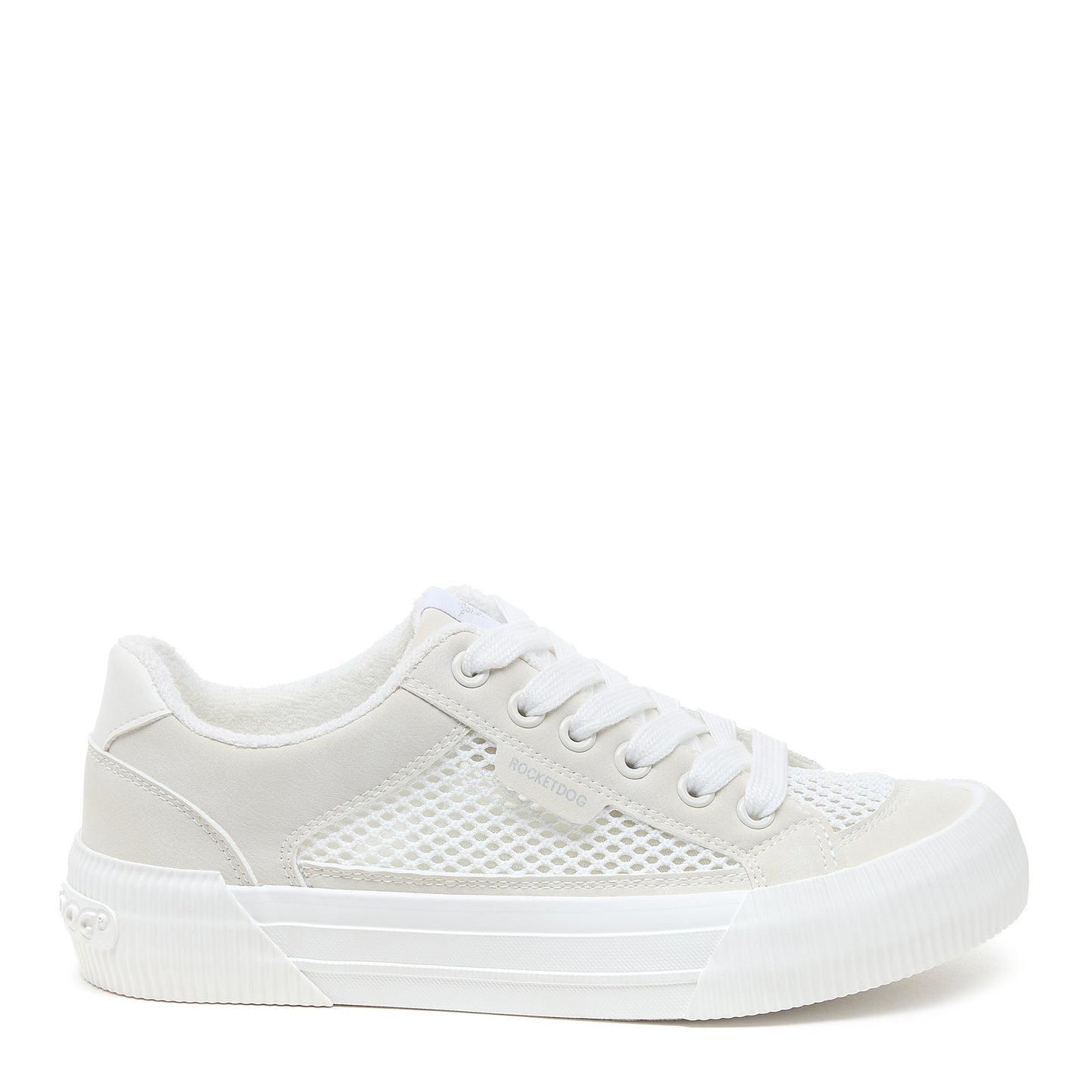Cheery White Mesh Trainers
