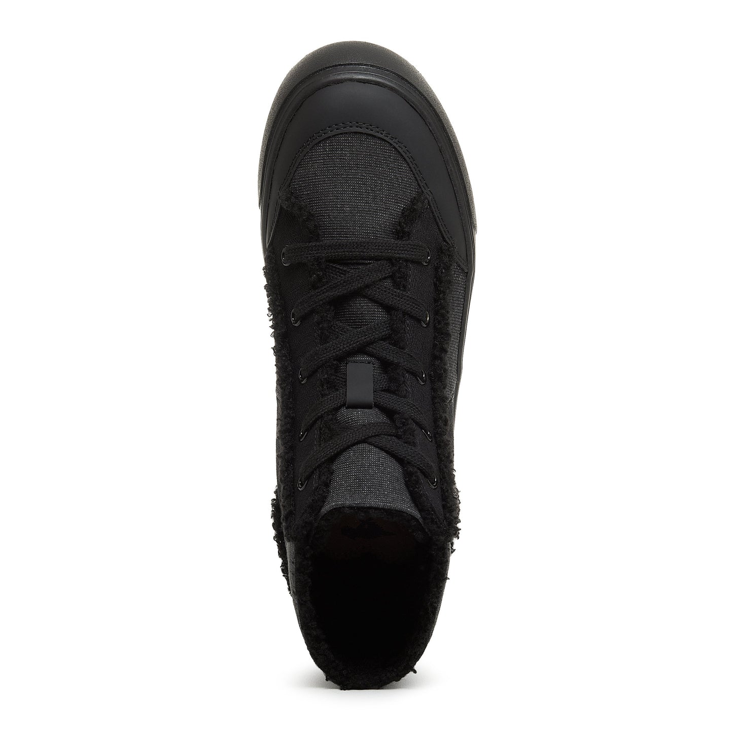 Flair Black Patchwork Platform Trainers