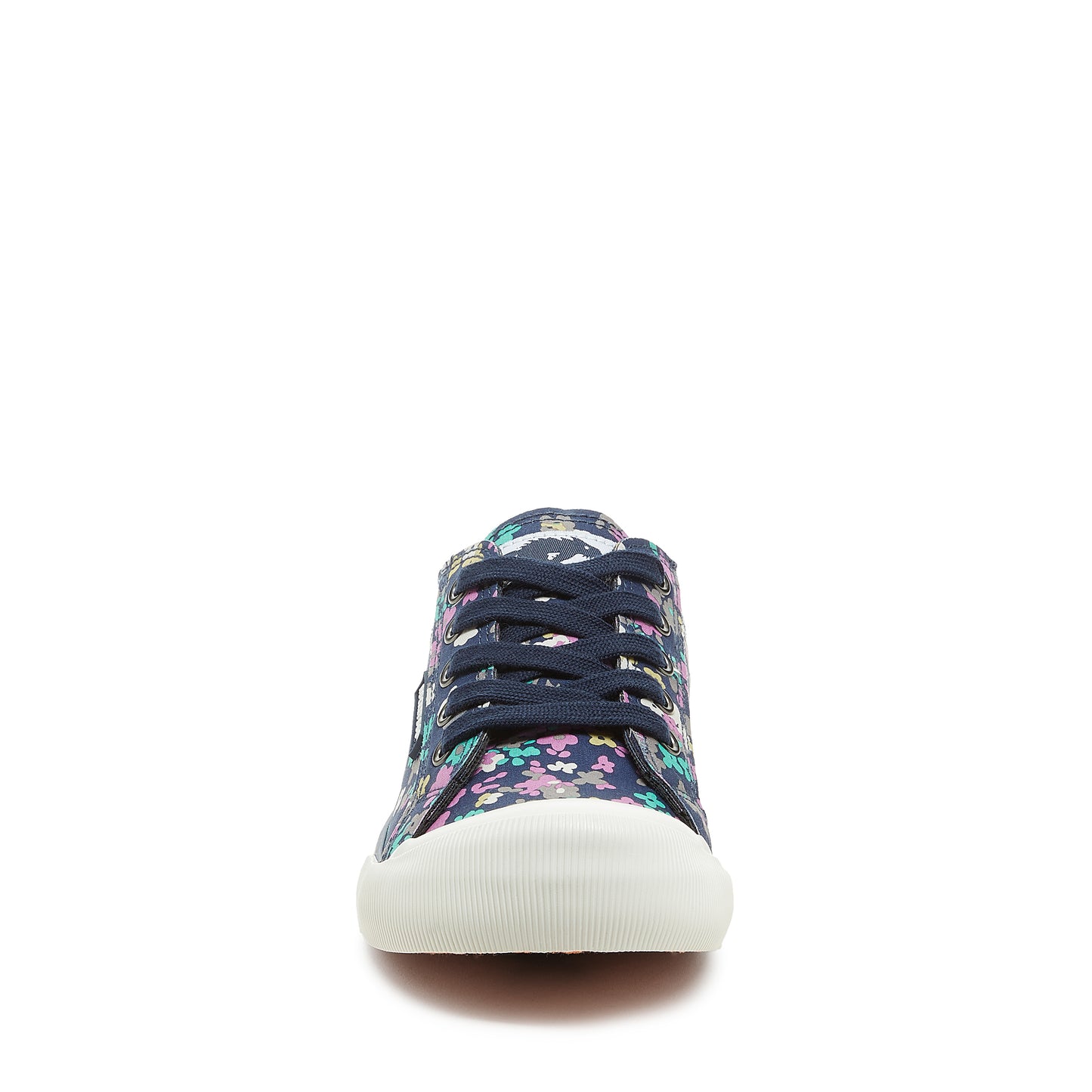 Jazzin Recycled Cotton Navy Floral Trainers