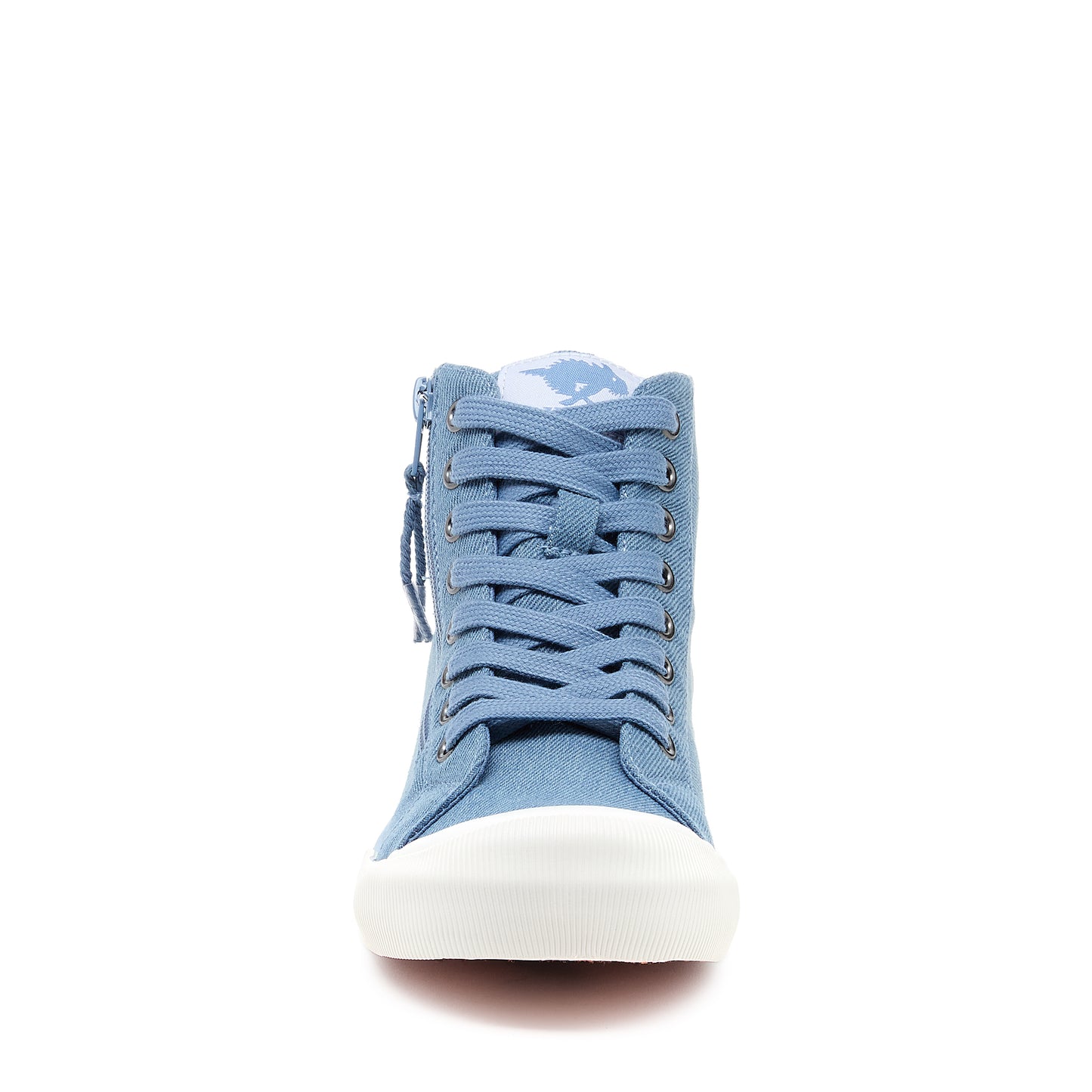Jazzin Blue Denim High-Top Trainers