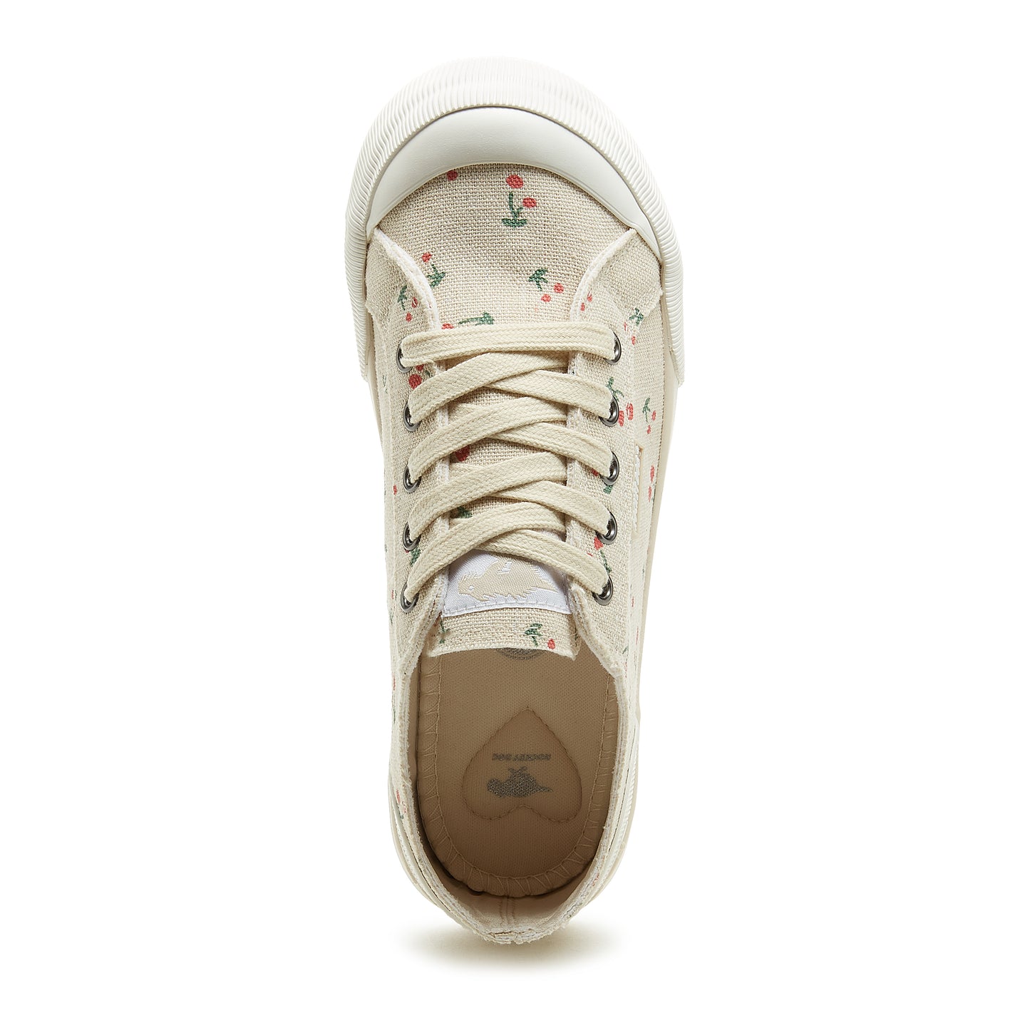 Jazzin Recycled Cotton Cherry Print Trainers