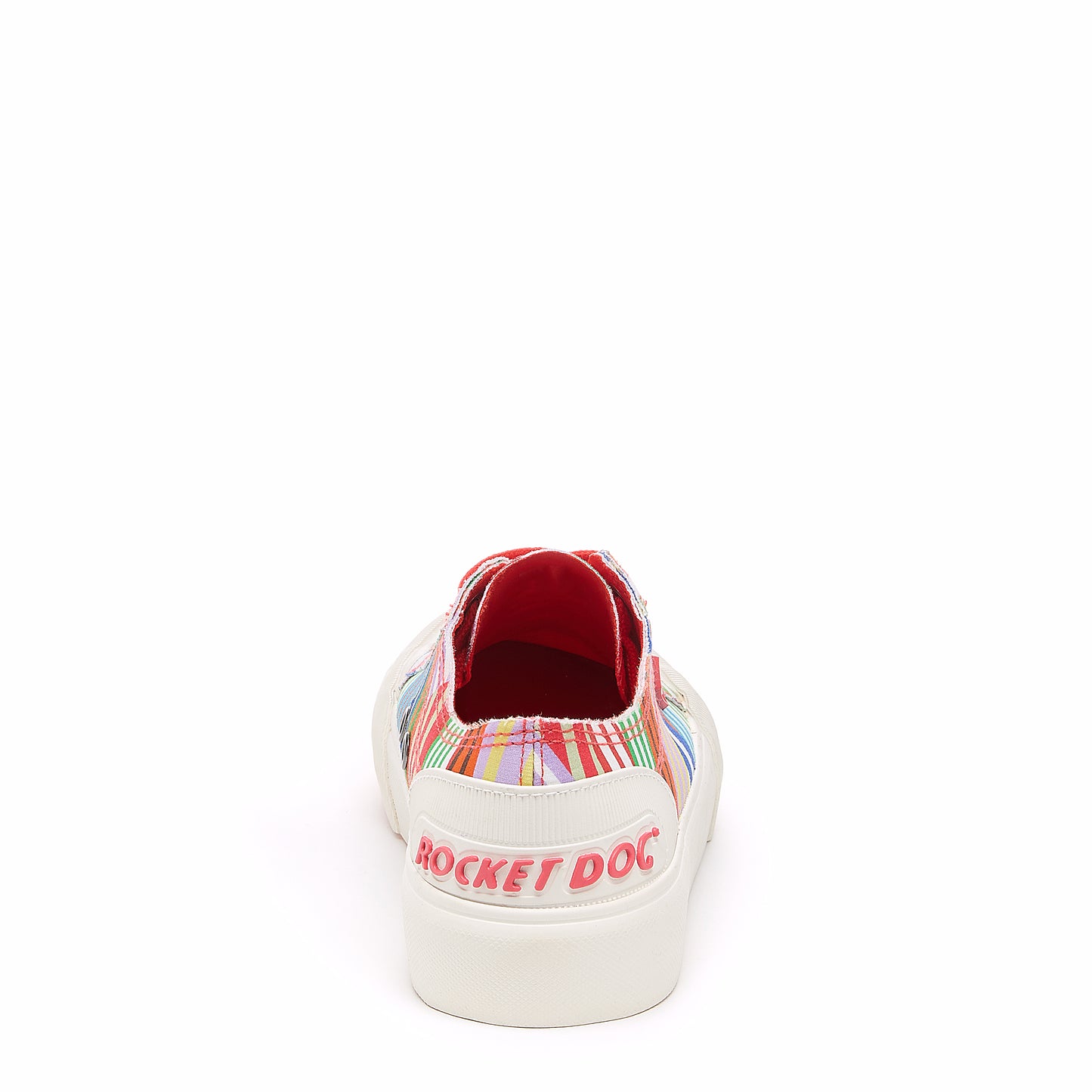 Jazzin Plus Pink Multi Stripe Trainers