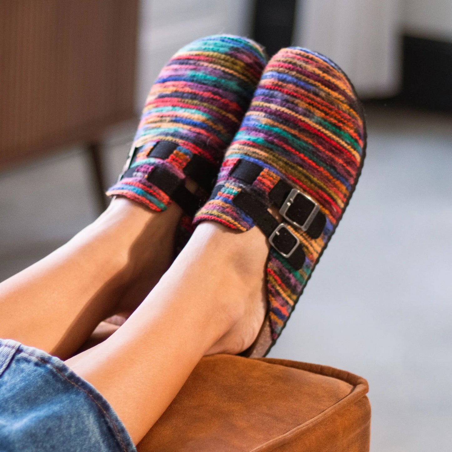 Abel Tiffin Stripe Clogs