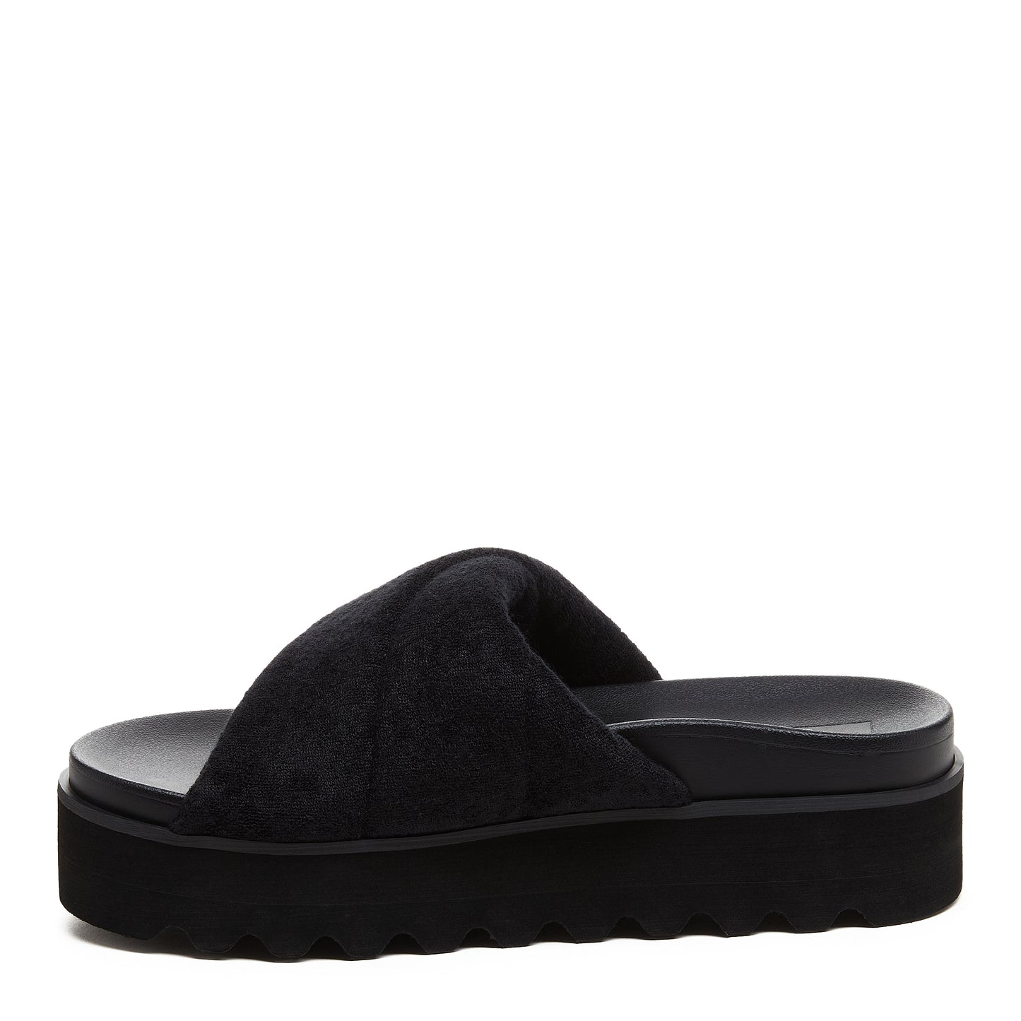Breeze Black Slide Sandals