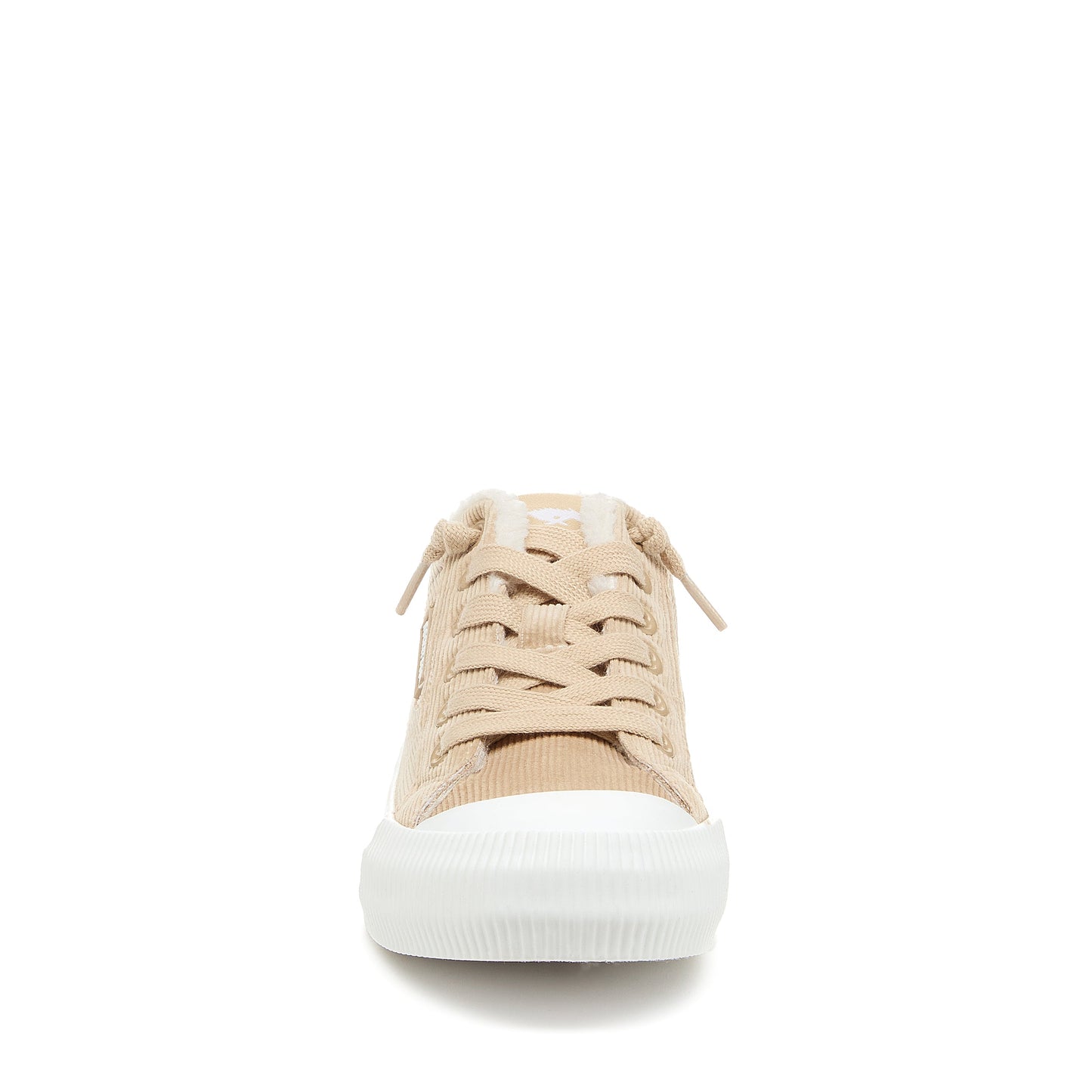 Cheery Natural Corduroy Mule Trainers