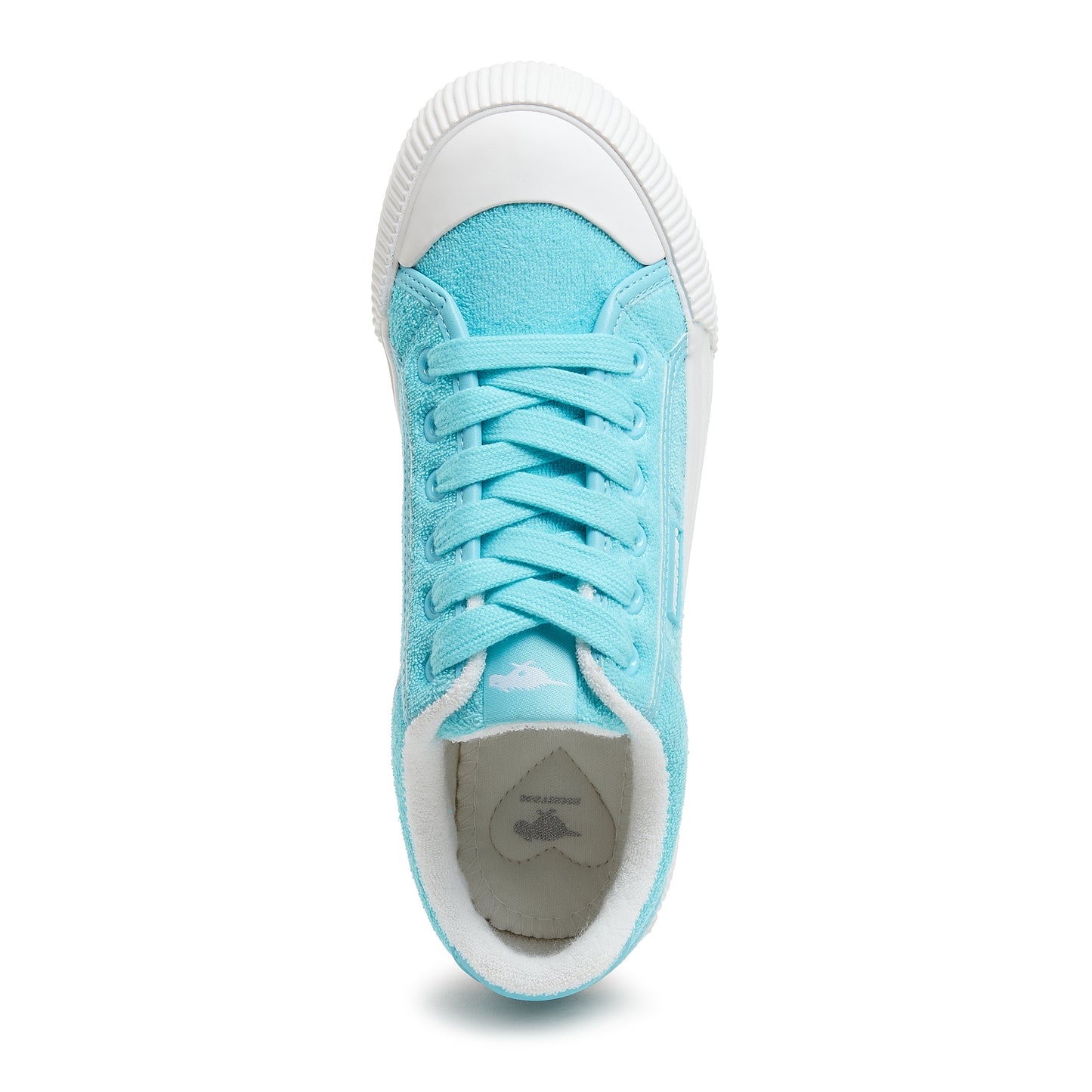 Cheery Turquoise Terry Trainers