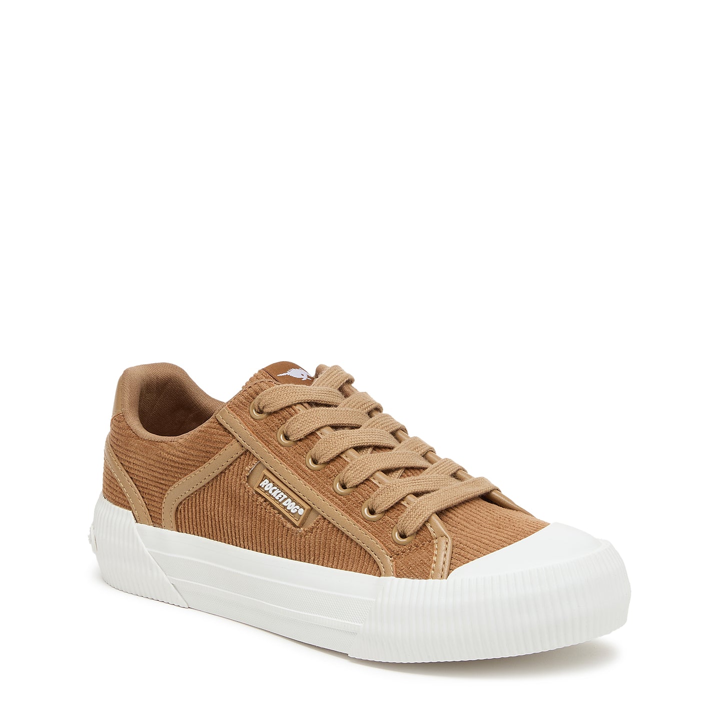 Cheery Tan Corduroy Trainers