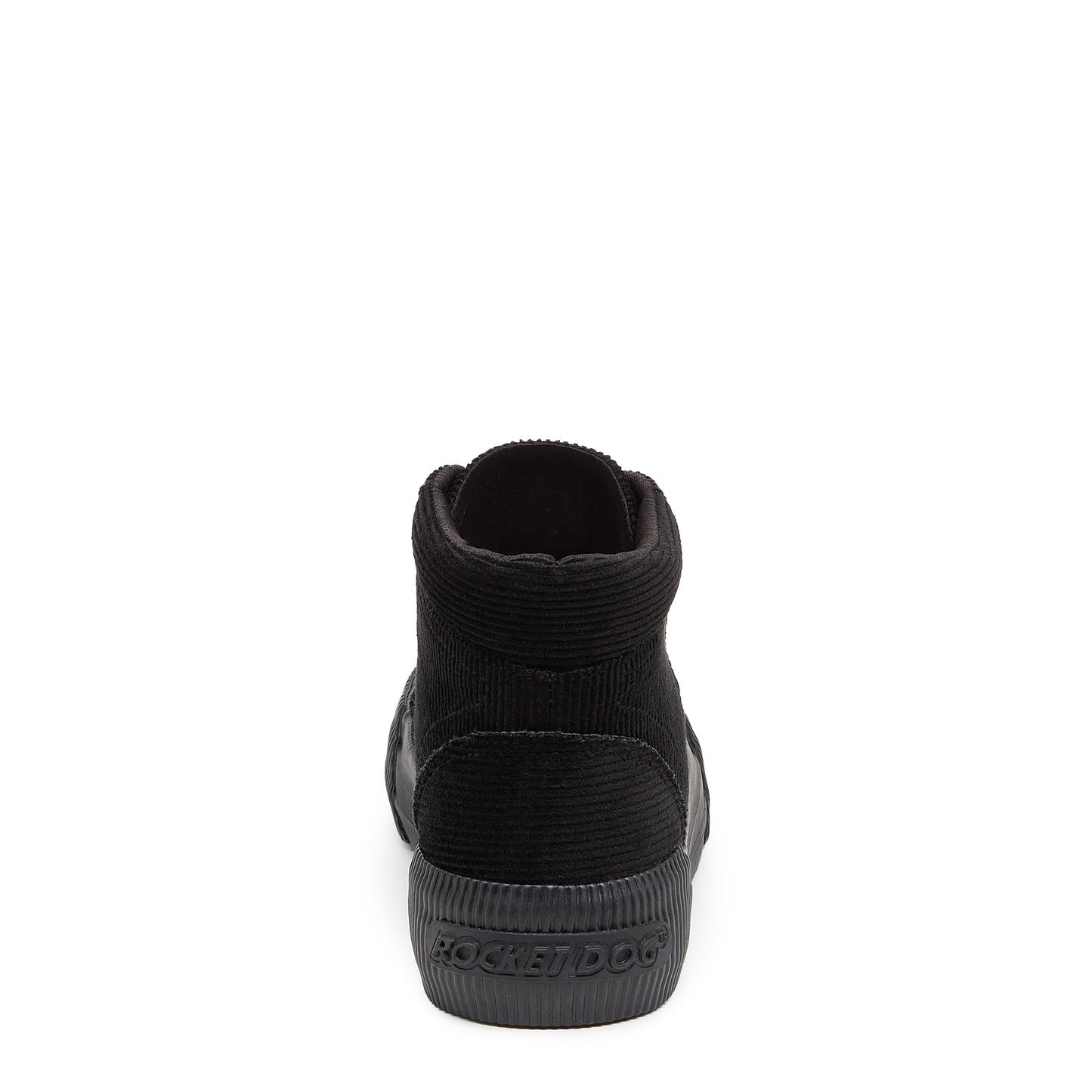 Cheery Black Corduroy High-top Trainers