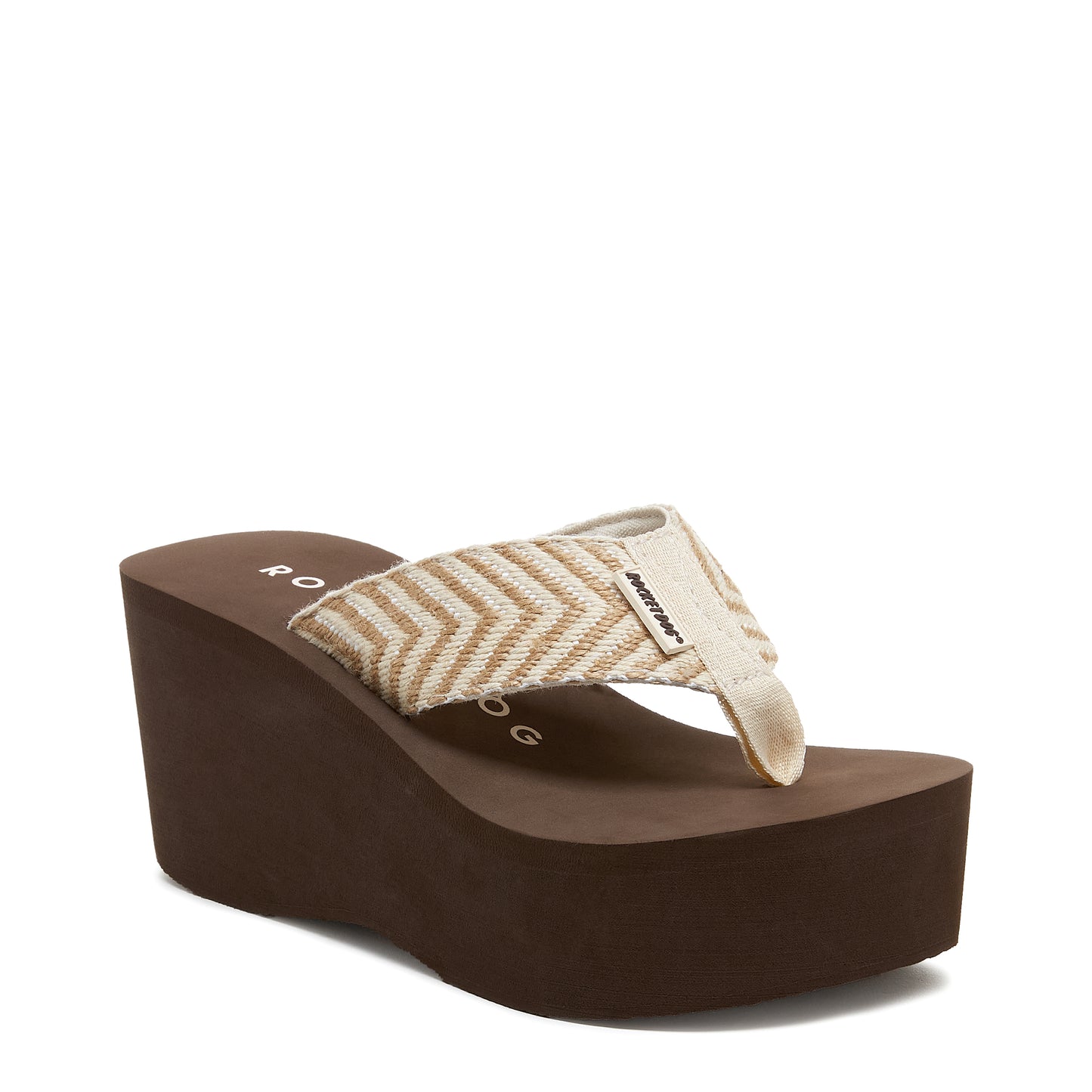 Crush Natural Platform Flip-Flops