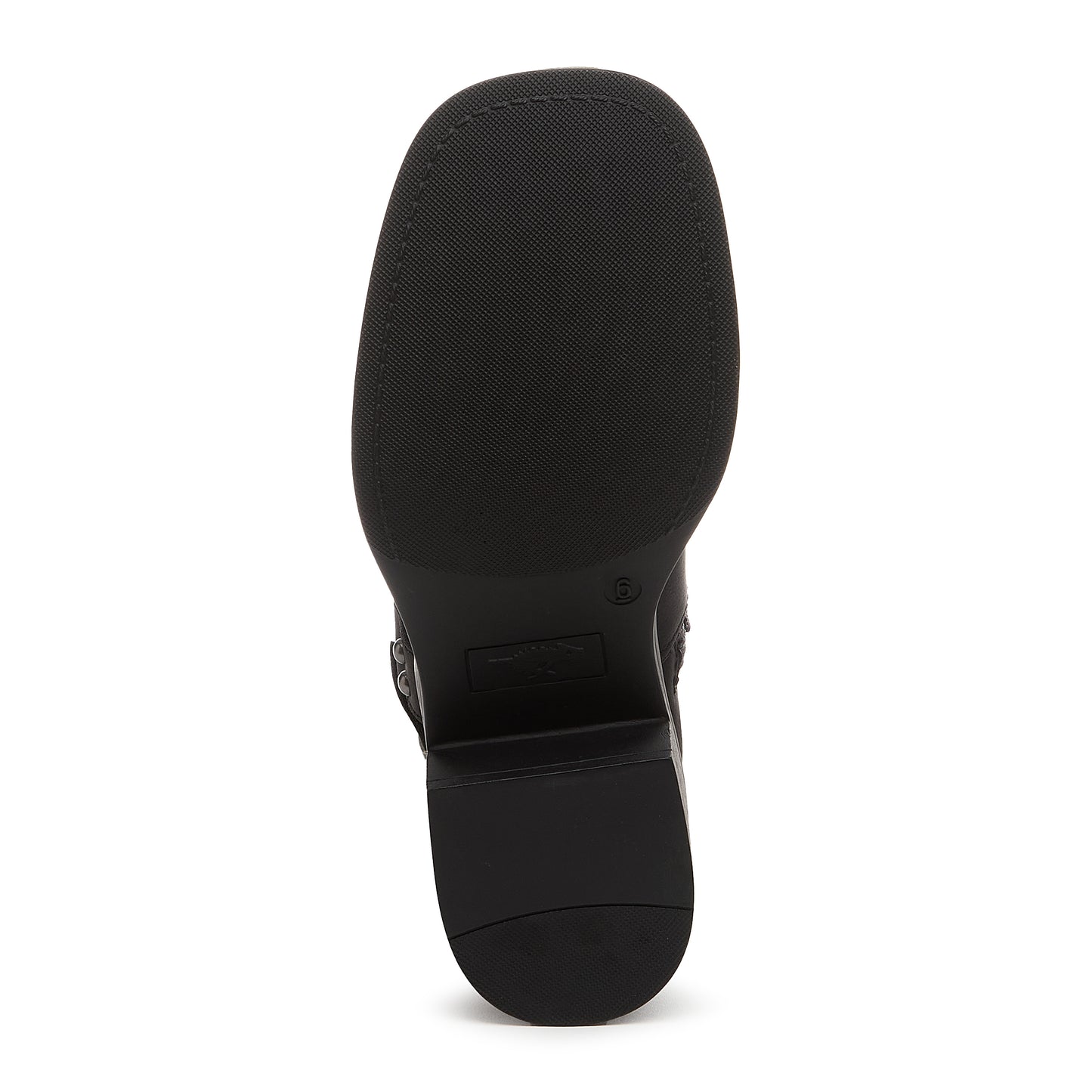 Nash Black Tall Biker Boots