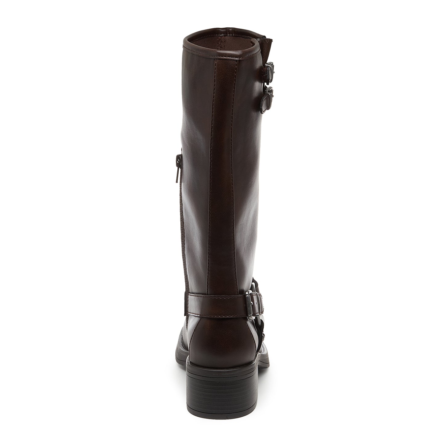 Nash Brown Tall Biker Boots