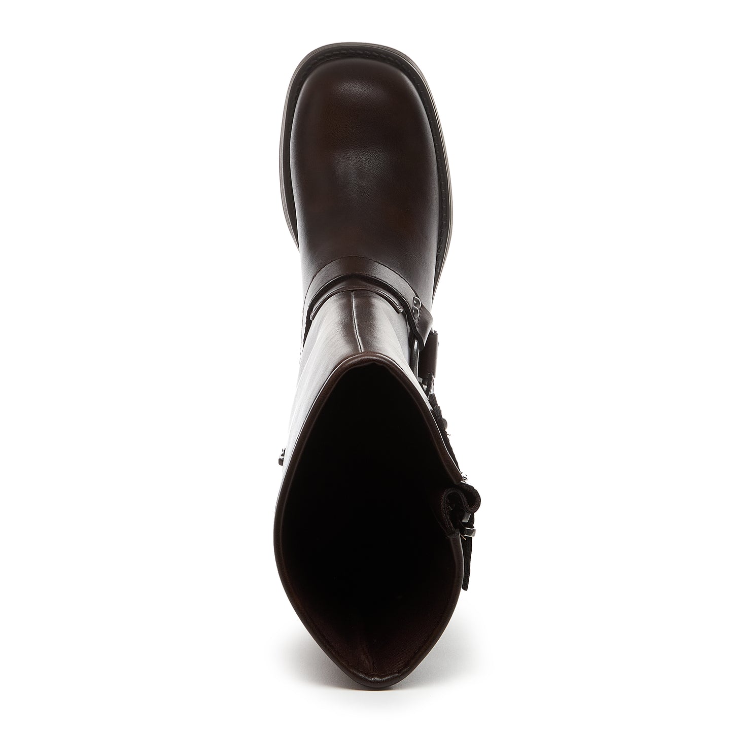 Nash Brown Tall Biker Boots