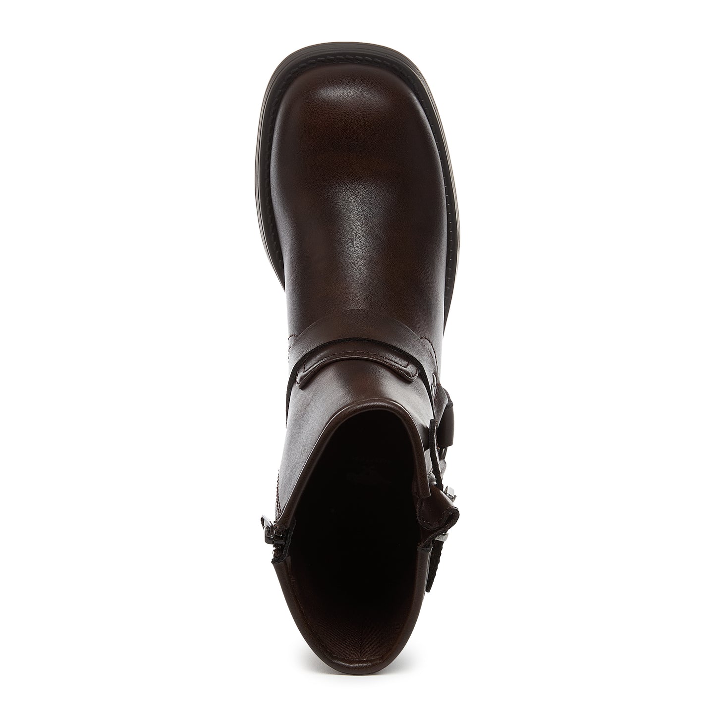 Nino Brown Biker Boots