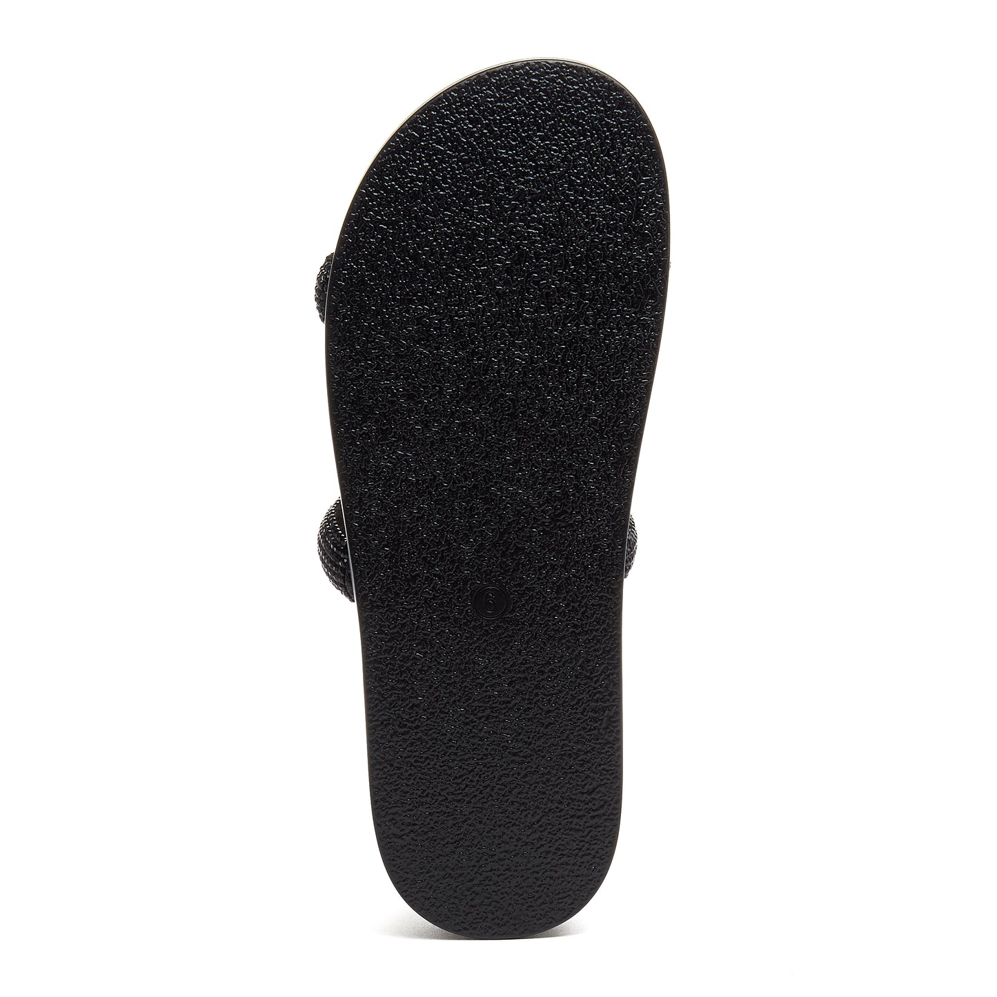 Sparkle Black Slide Sandals