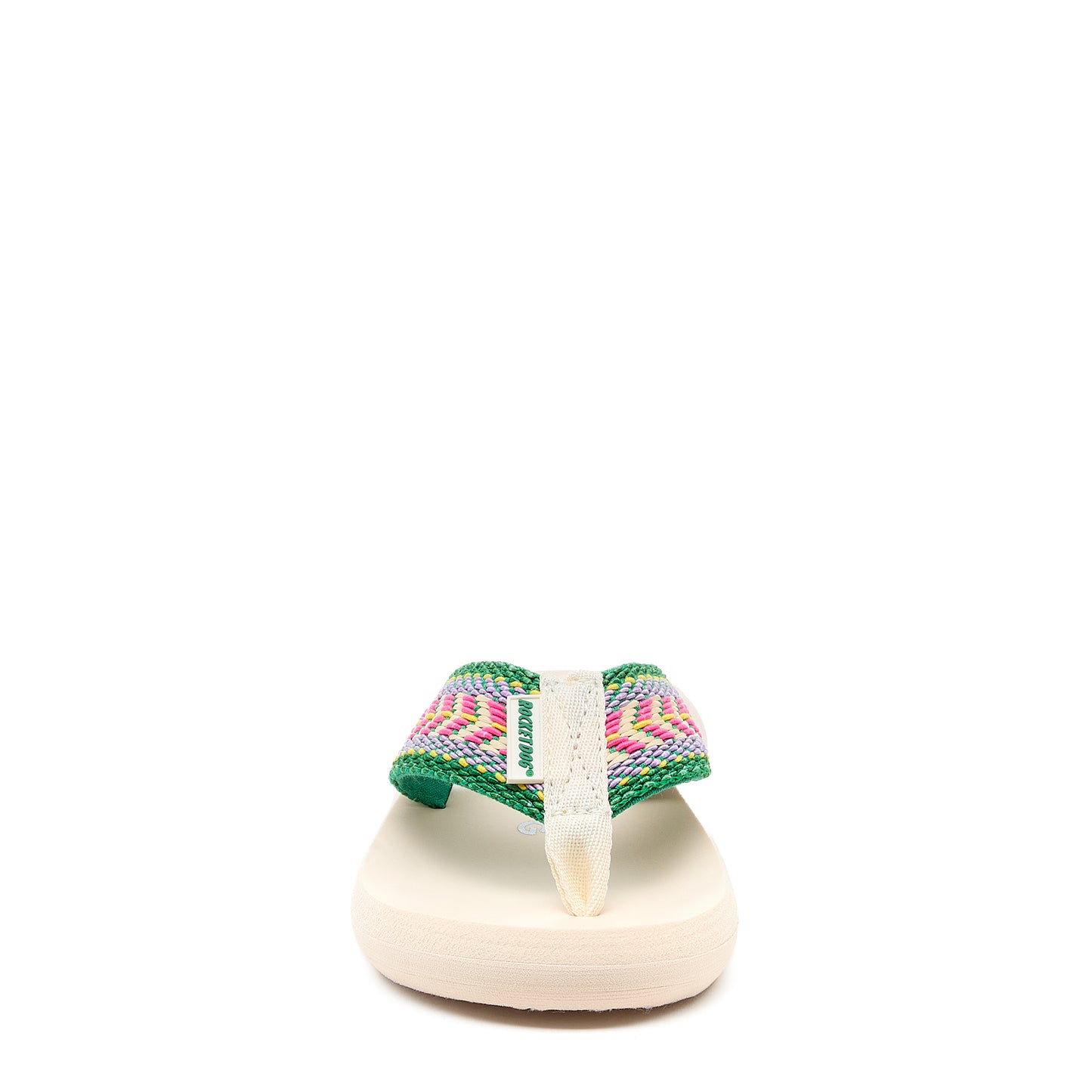 Spotlight Pink Geometric Flip-Flops