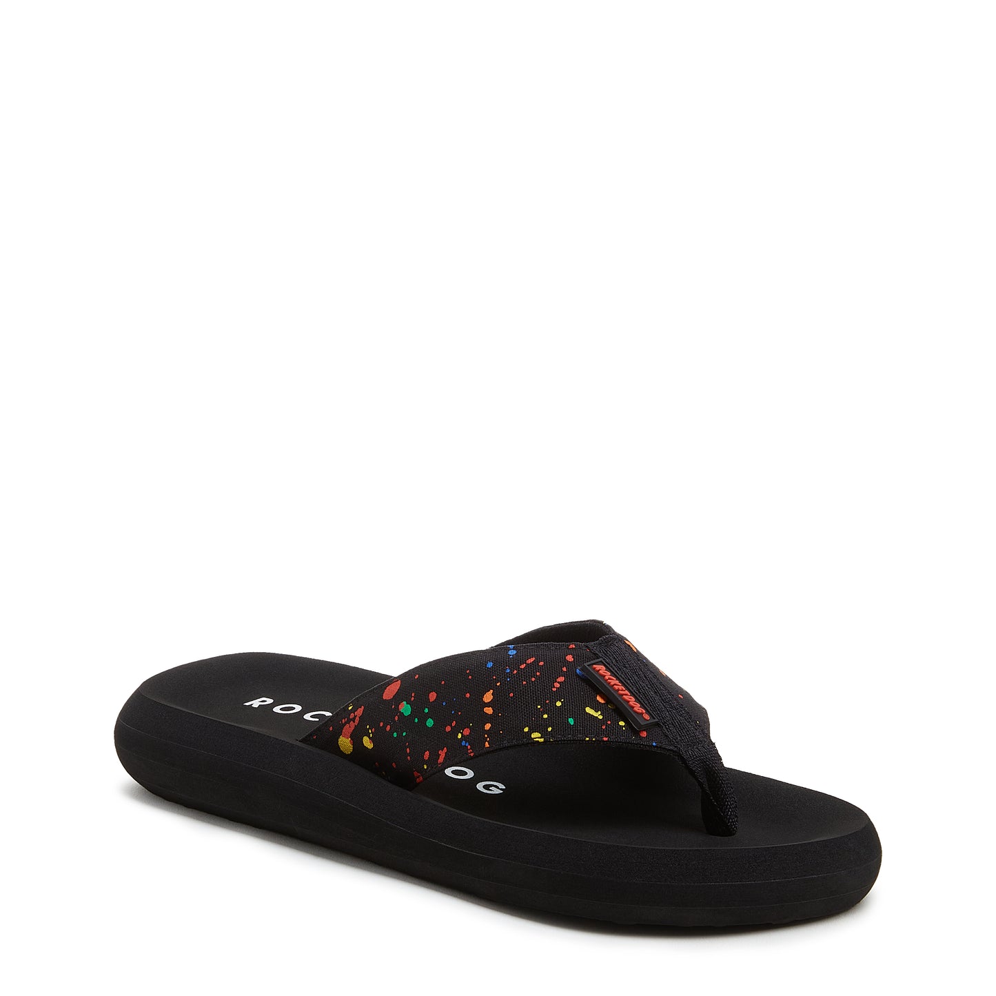 Spotlight Black Multi Flip-Flops