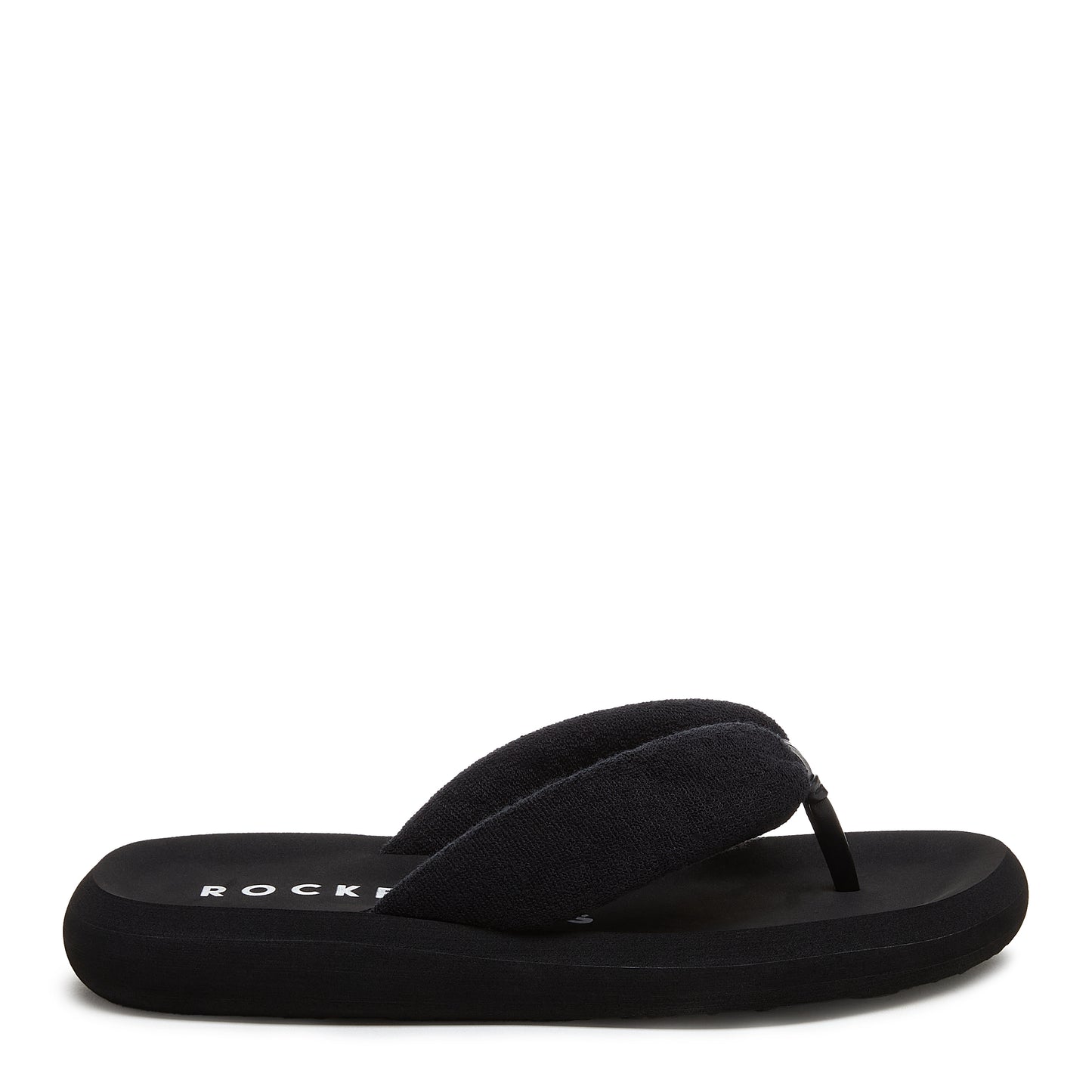 Sunset Puff Black Flip-Flops