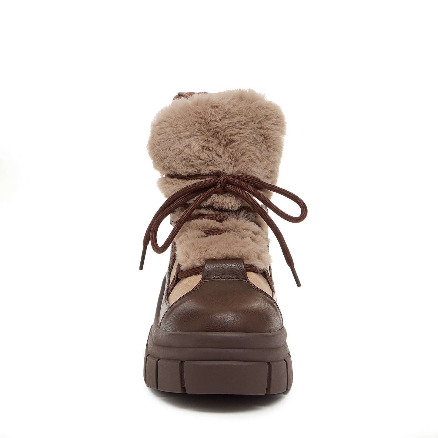 Tiger Taupe Chunky Boots