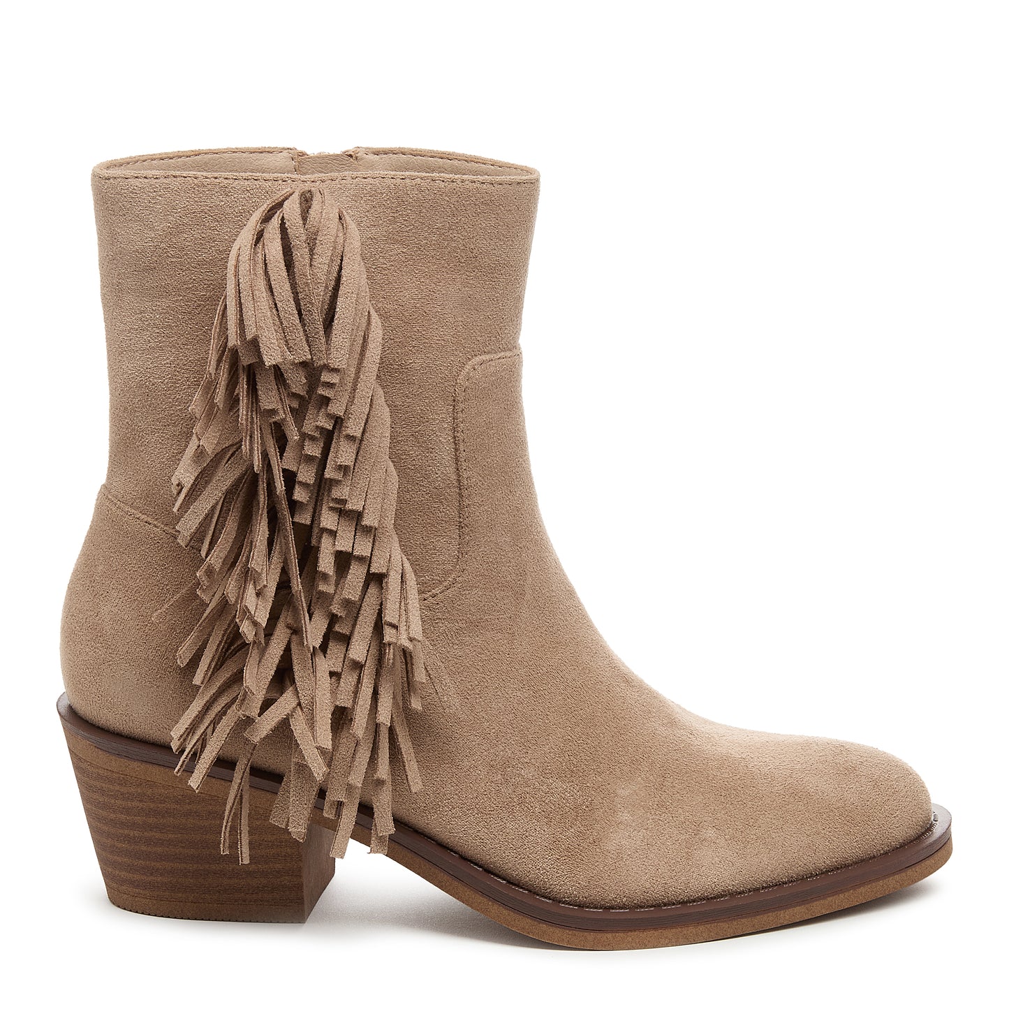 Yankee Taupe Tassel Cowboy Boots