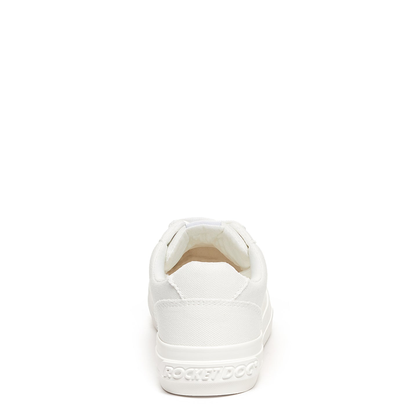 Cecilia White Canvas Trainer