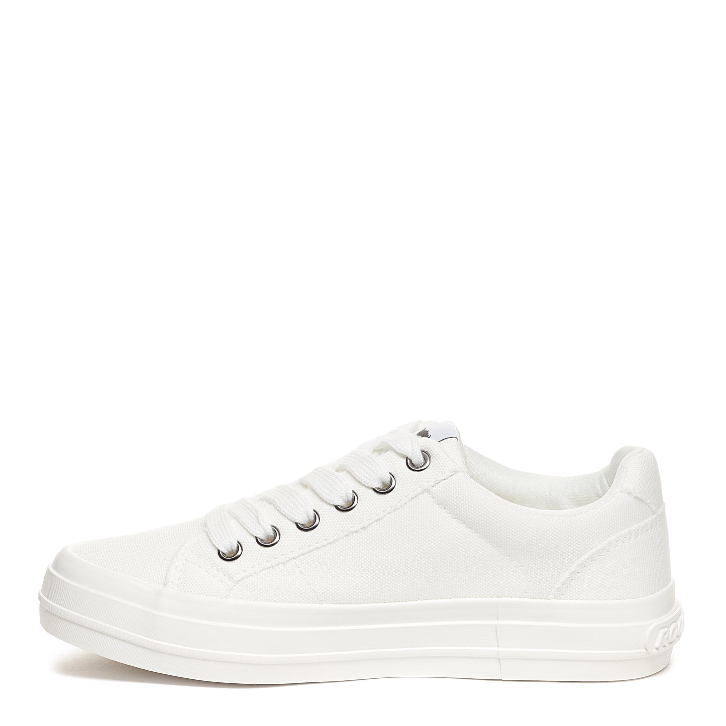Cecilia White Canvas Trainer
