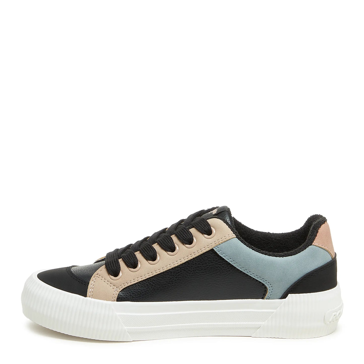 Cheery Black Color Block Trainers