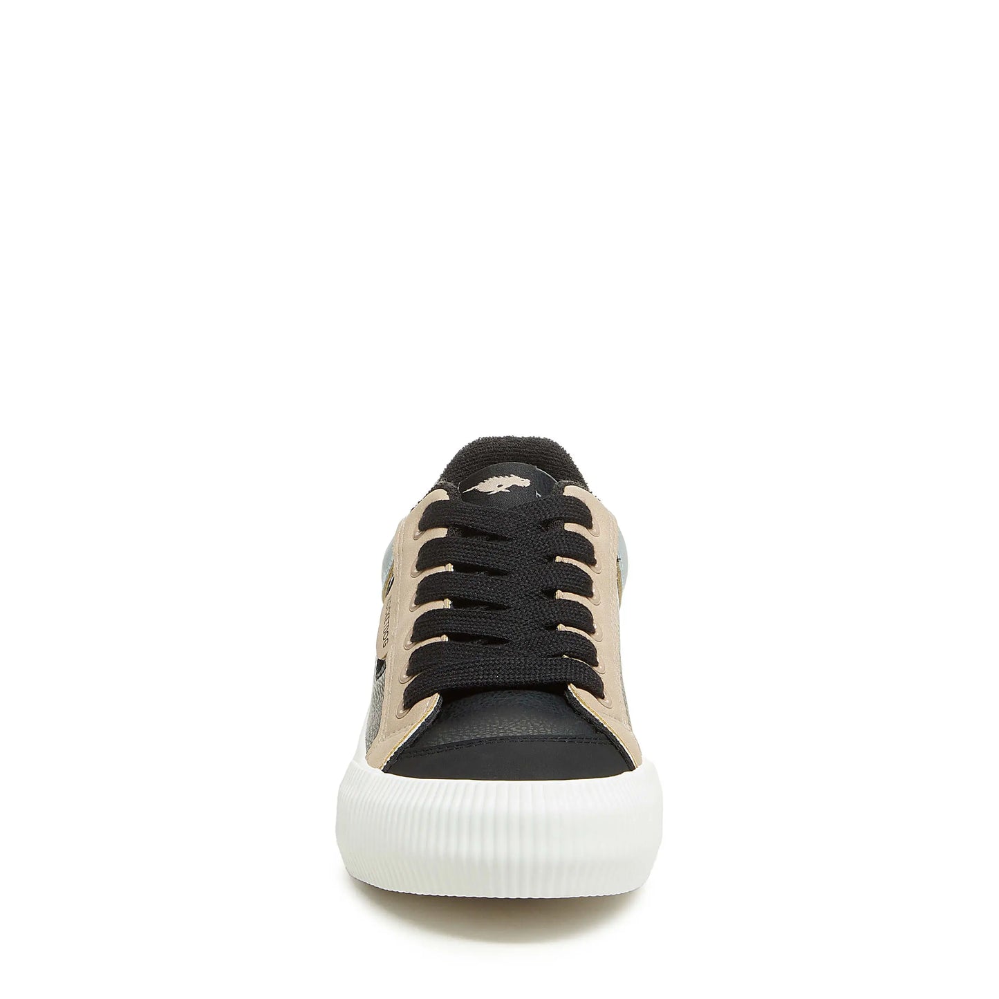 Cheery Black Color Block Trainers