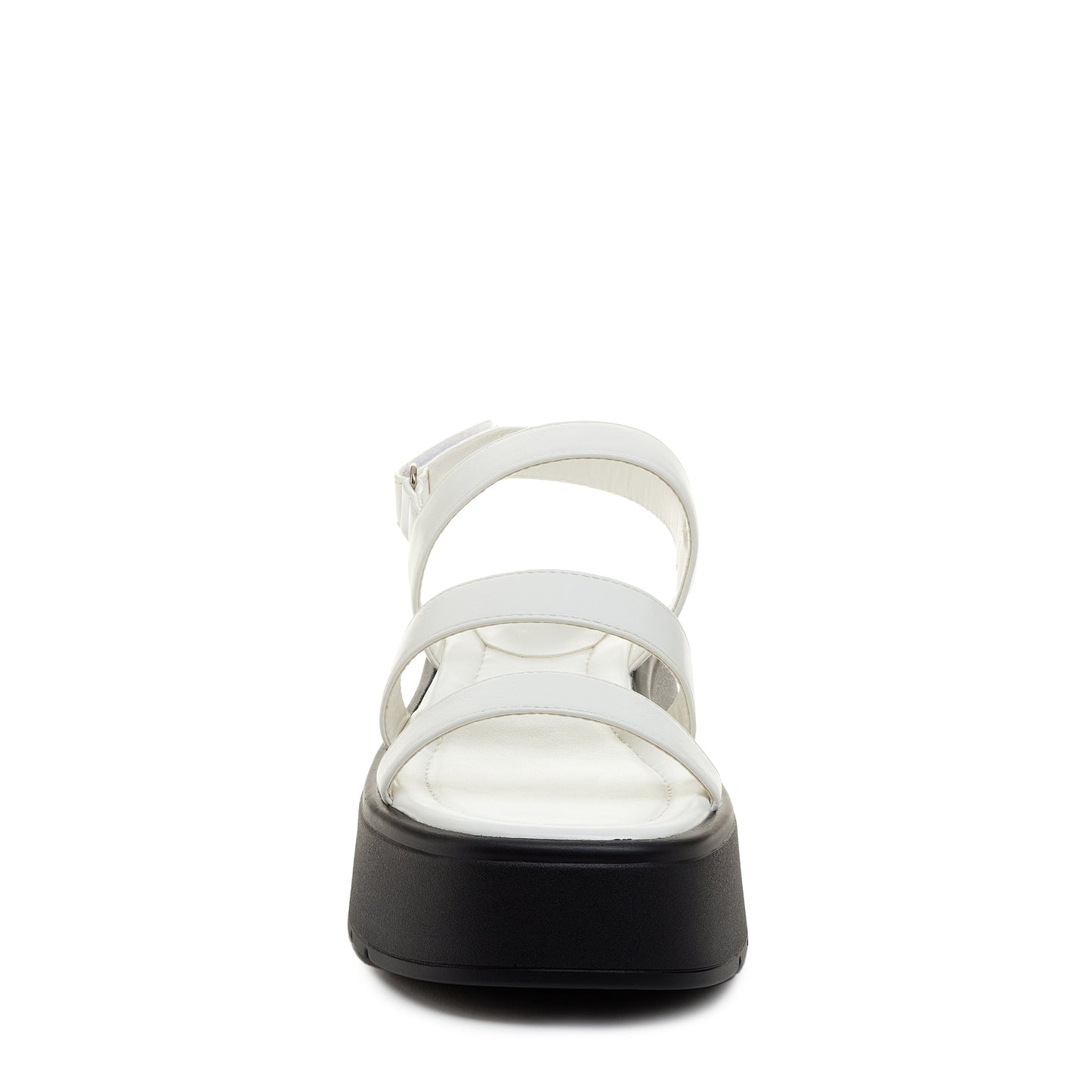 Dover White Platform Sandals