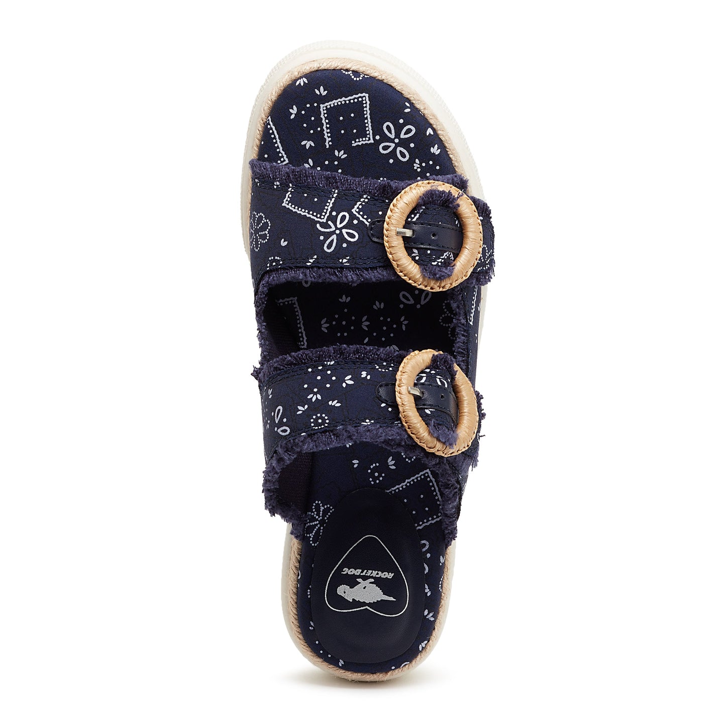 Favor Navy Bandana Platform Sandal | Rocket Dog