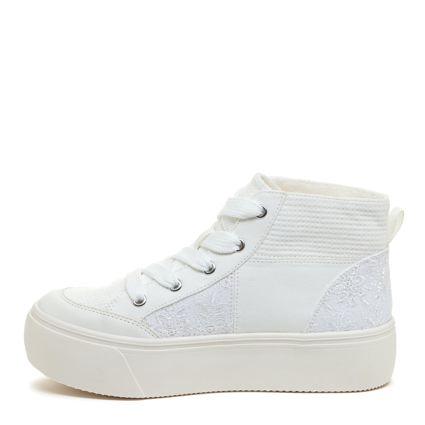 Flair White Chunky Sole Trainers