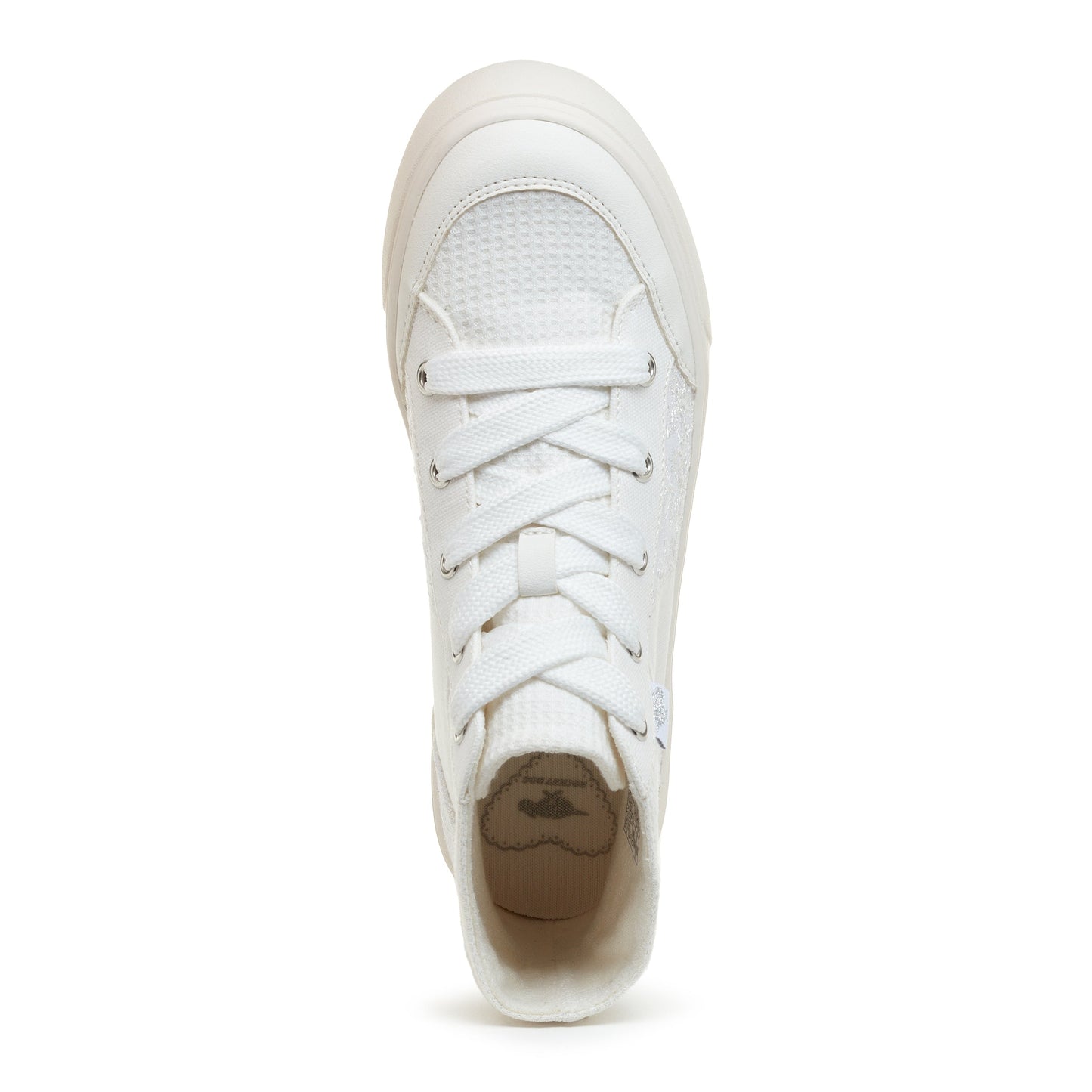 Flair White Chunky Sole Trainers