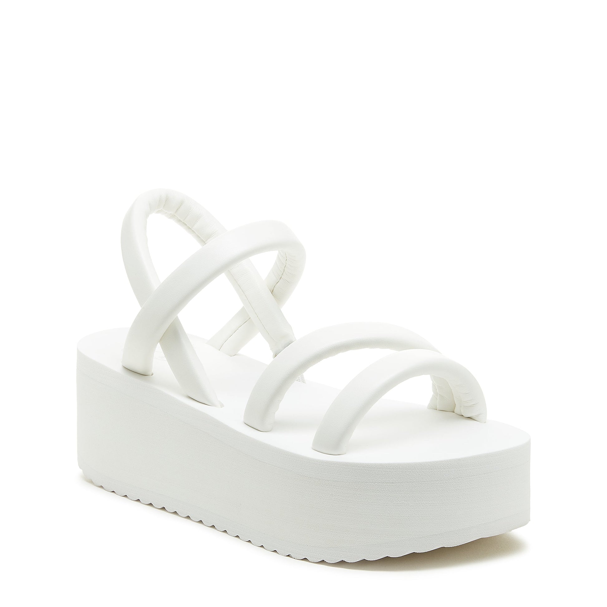 Haven White Platform Sandals