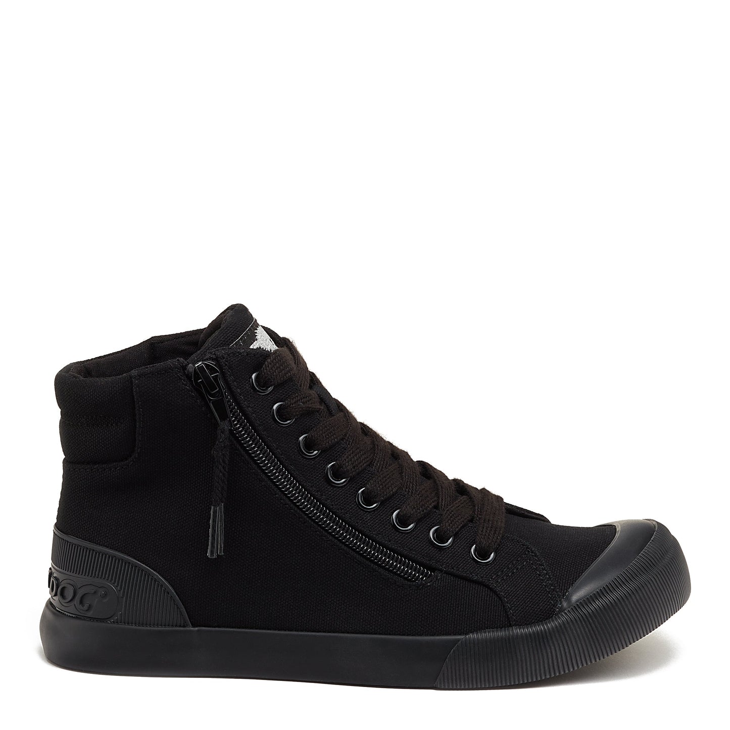 Jazzin All Black High Top Trainer | Rocket Dog