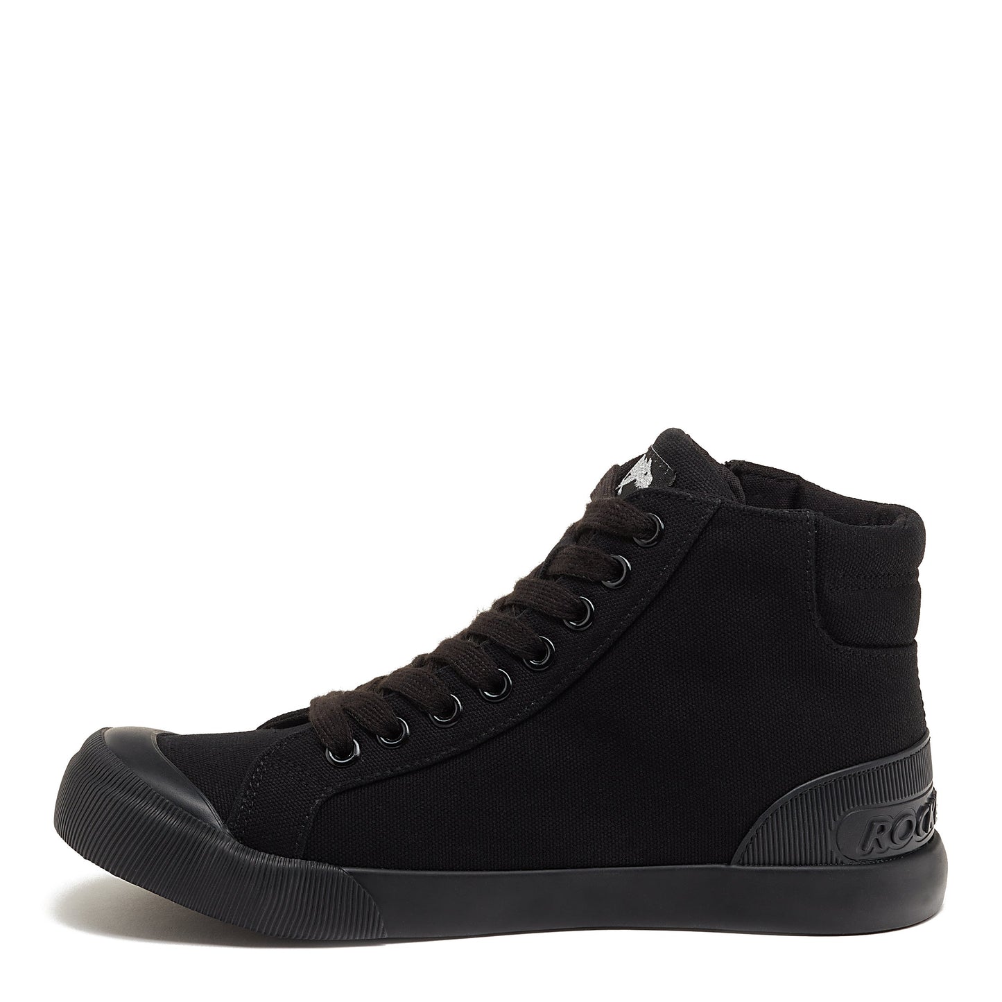 Jazzin All Black High Top Trainer | Rocket Dog