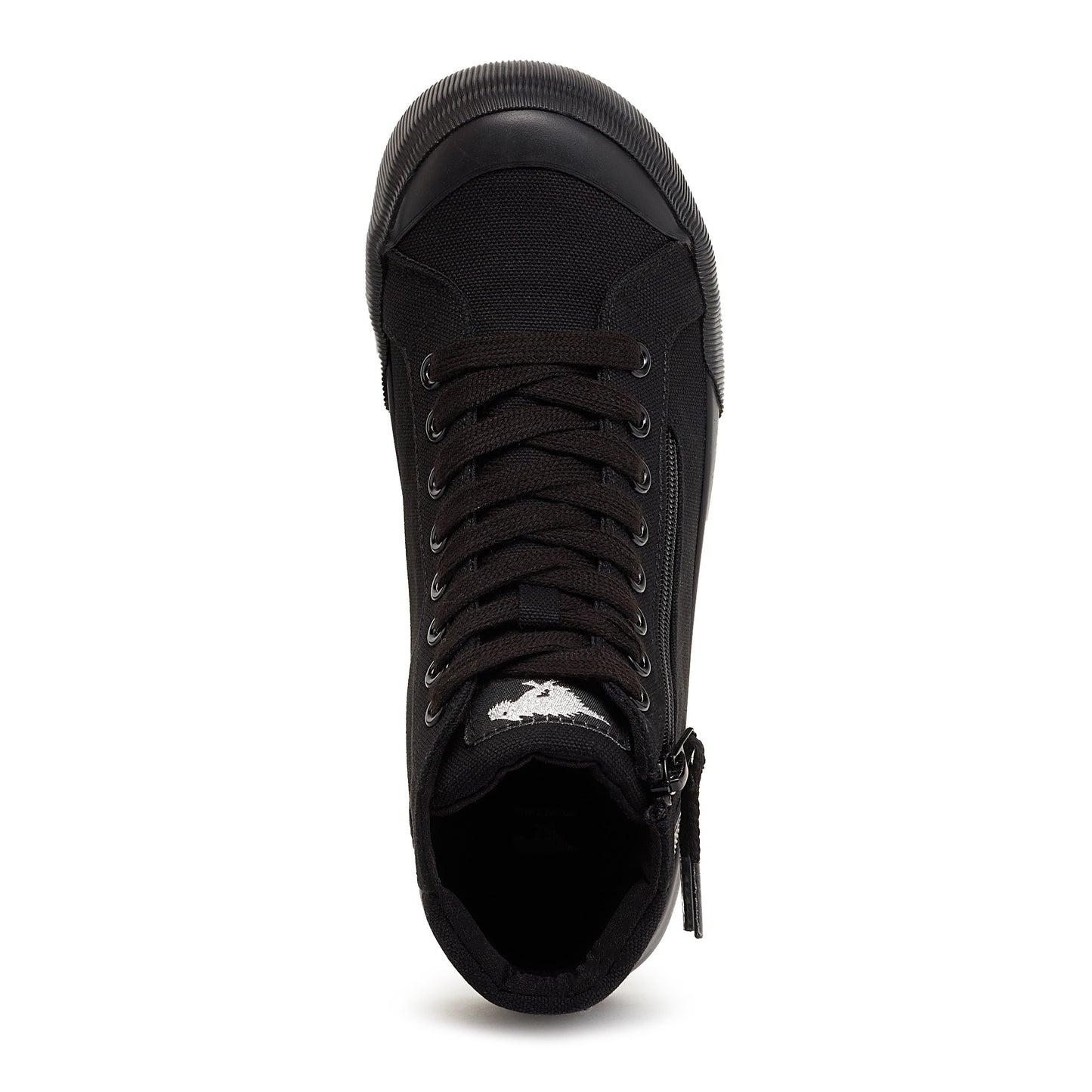 Jazzin All Black High Top Trainer | Rocket Dog