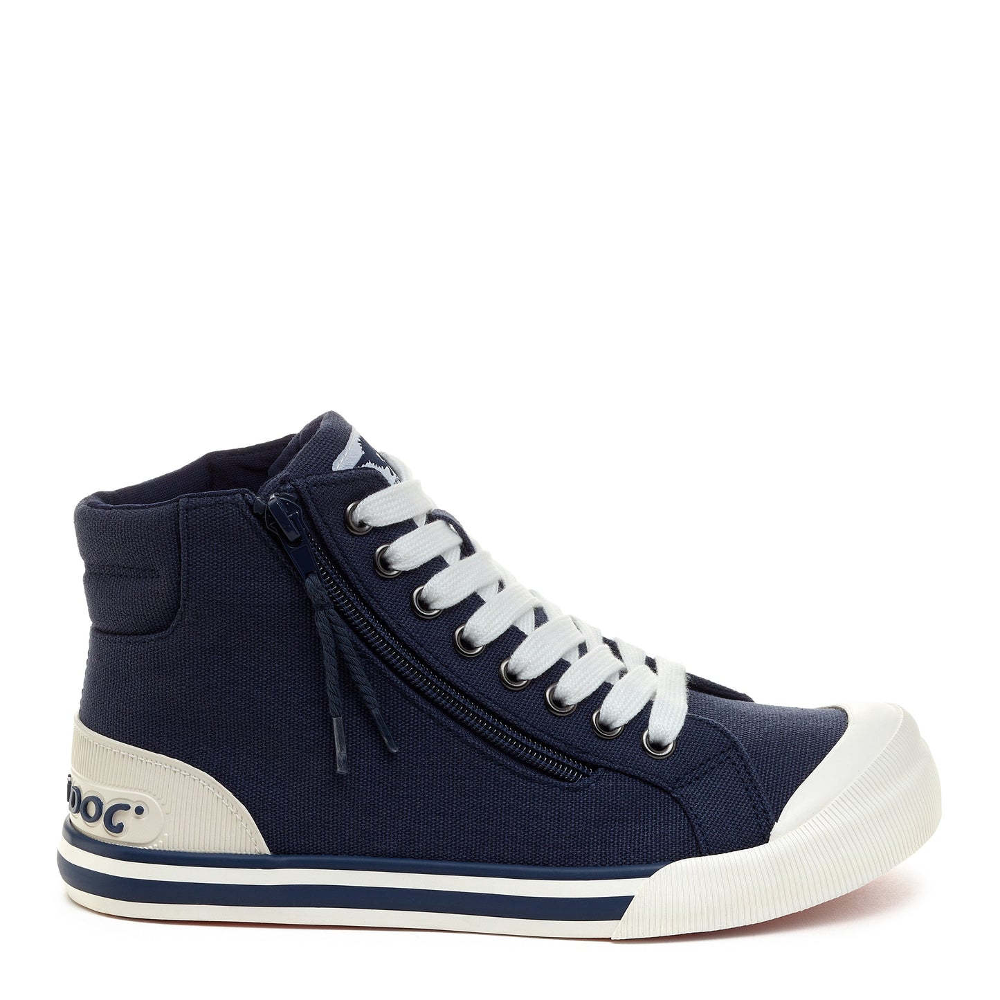 Jazzin Navy High Top Trainers