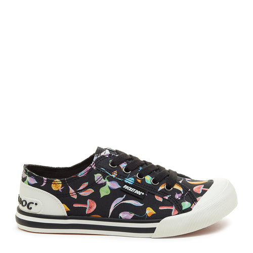 Jazzin Recycled Cotton Black Trainers