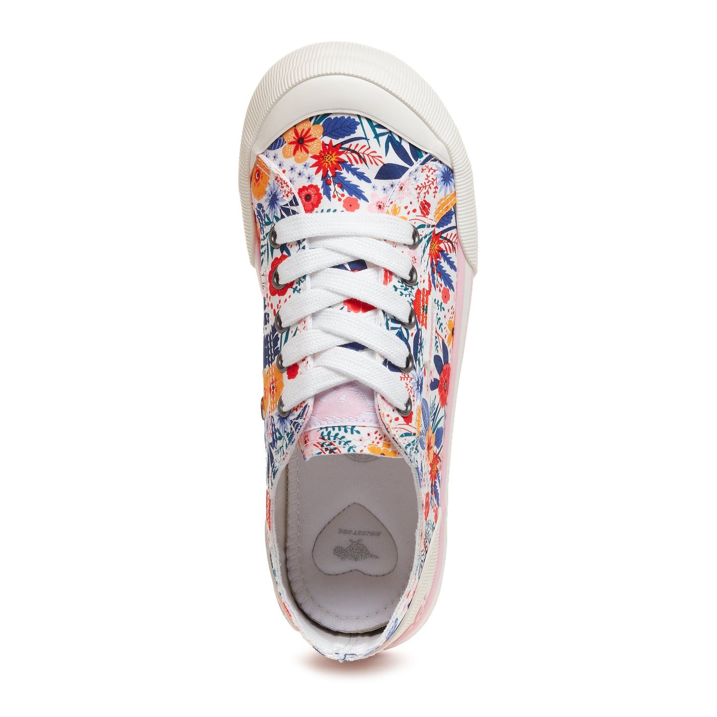 Jazzin White Multi Trainers
