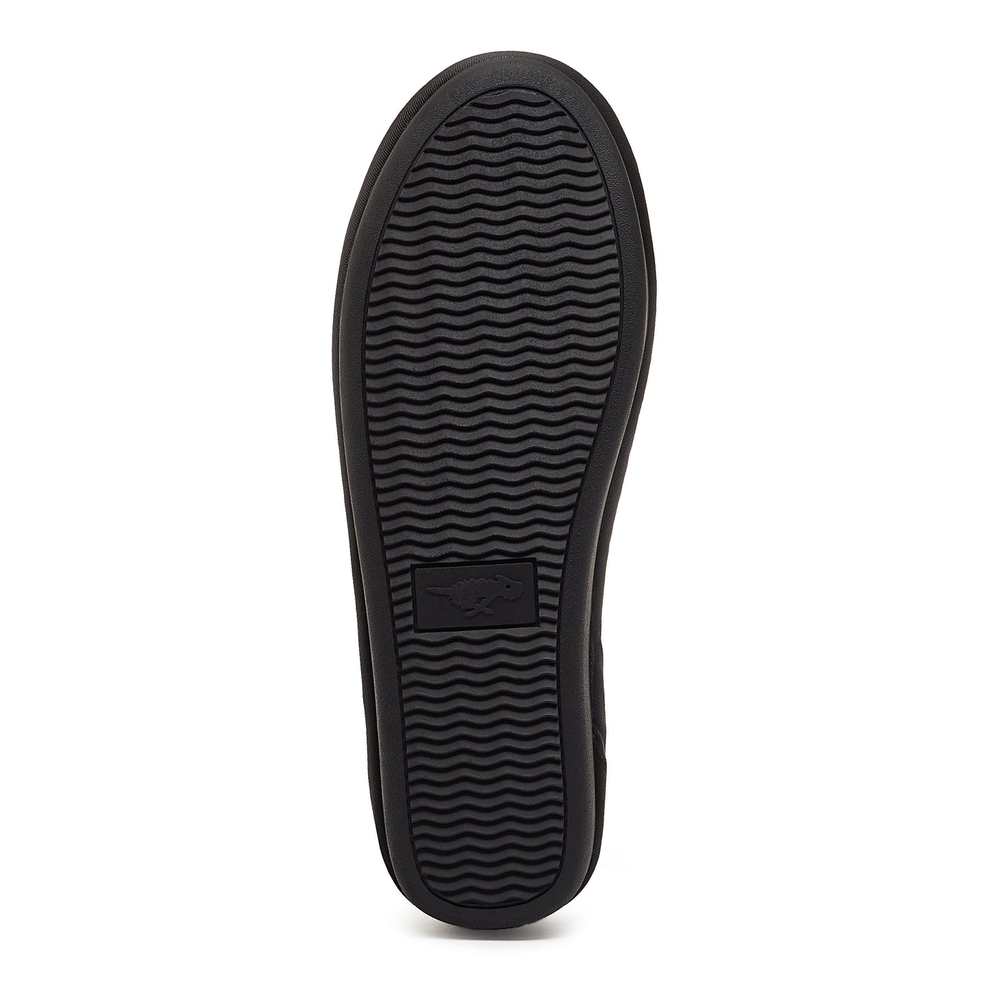 Radha Black Slip-On Casual Flat Shoes