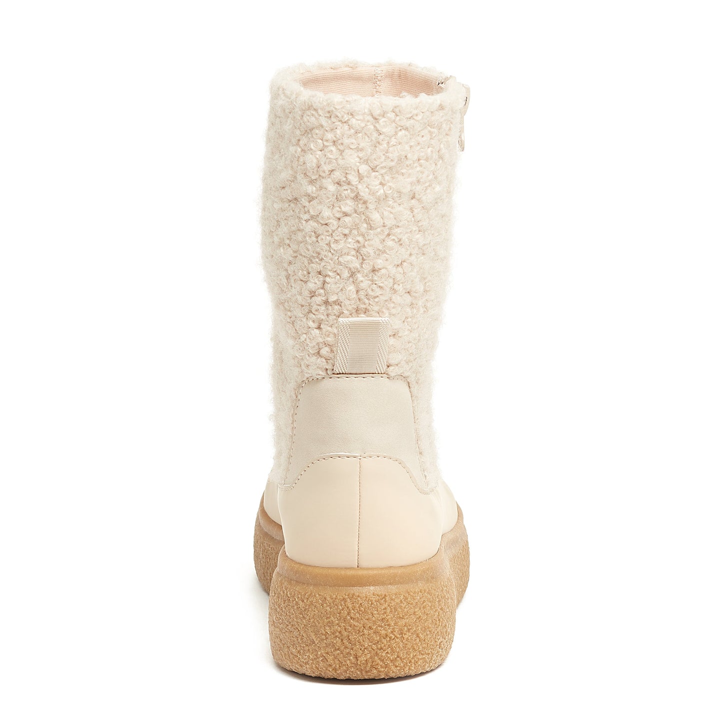 Alora Ivory Wool Boot