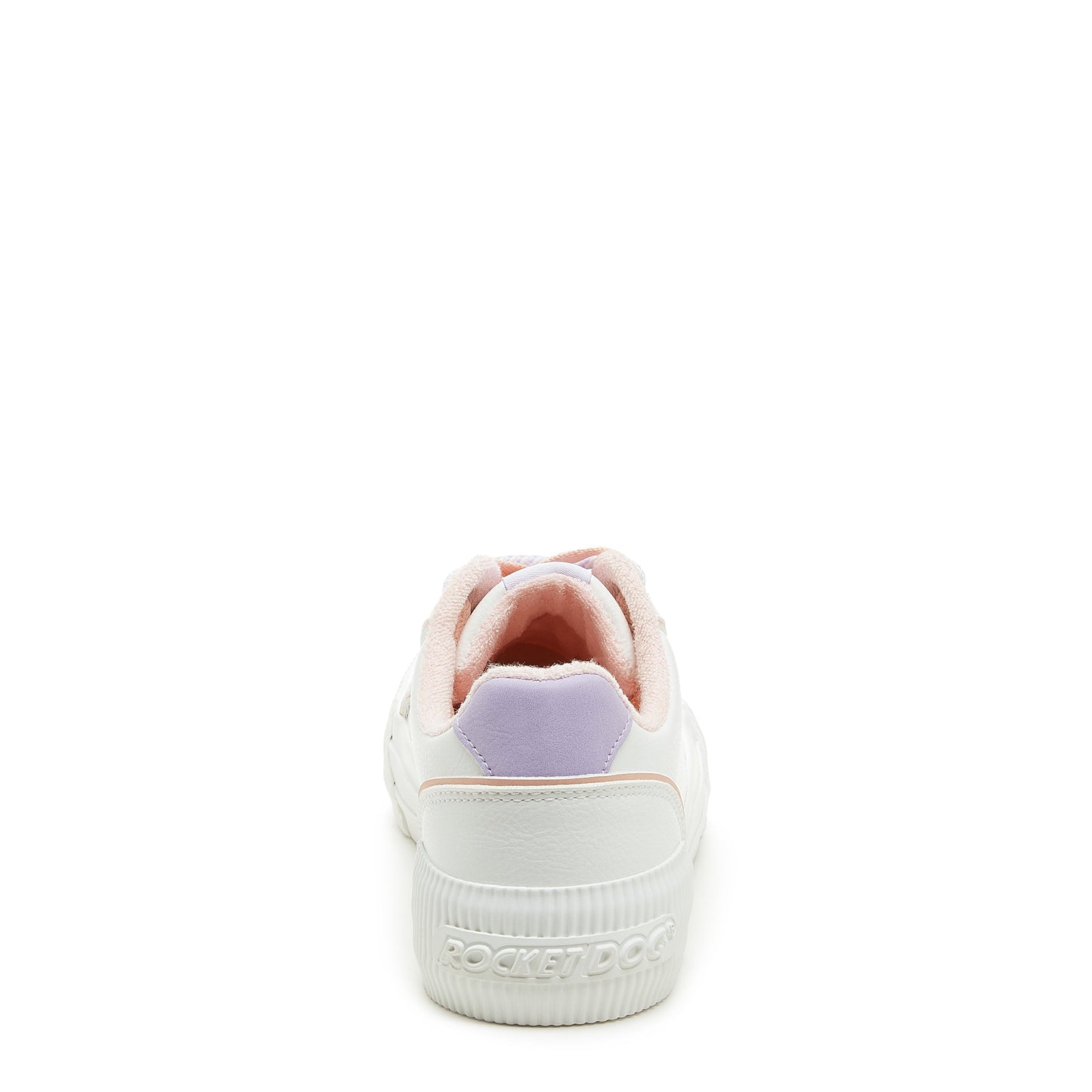 Cheery White Pastel Sport Platform Trainers