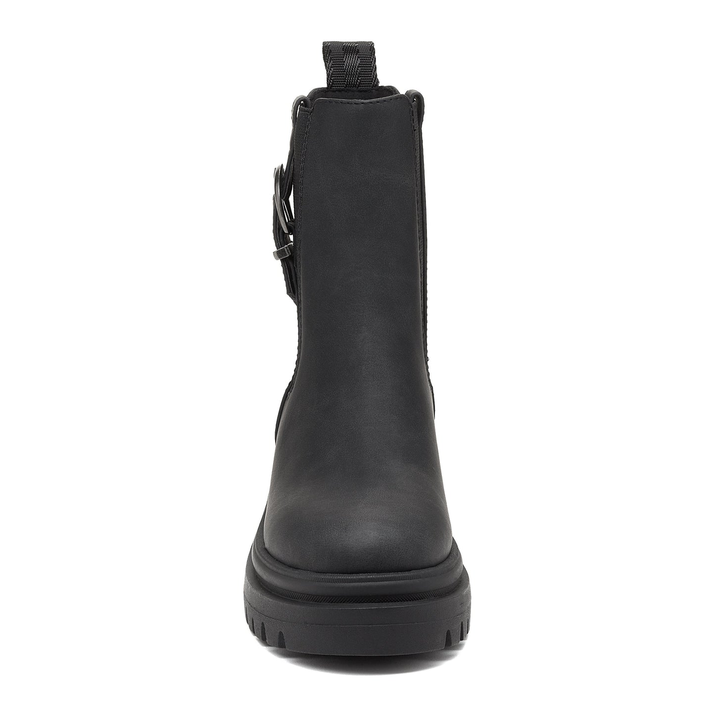 Dekko Black Buckled Ankle Boot