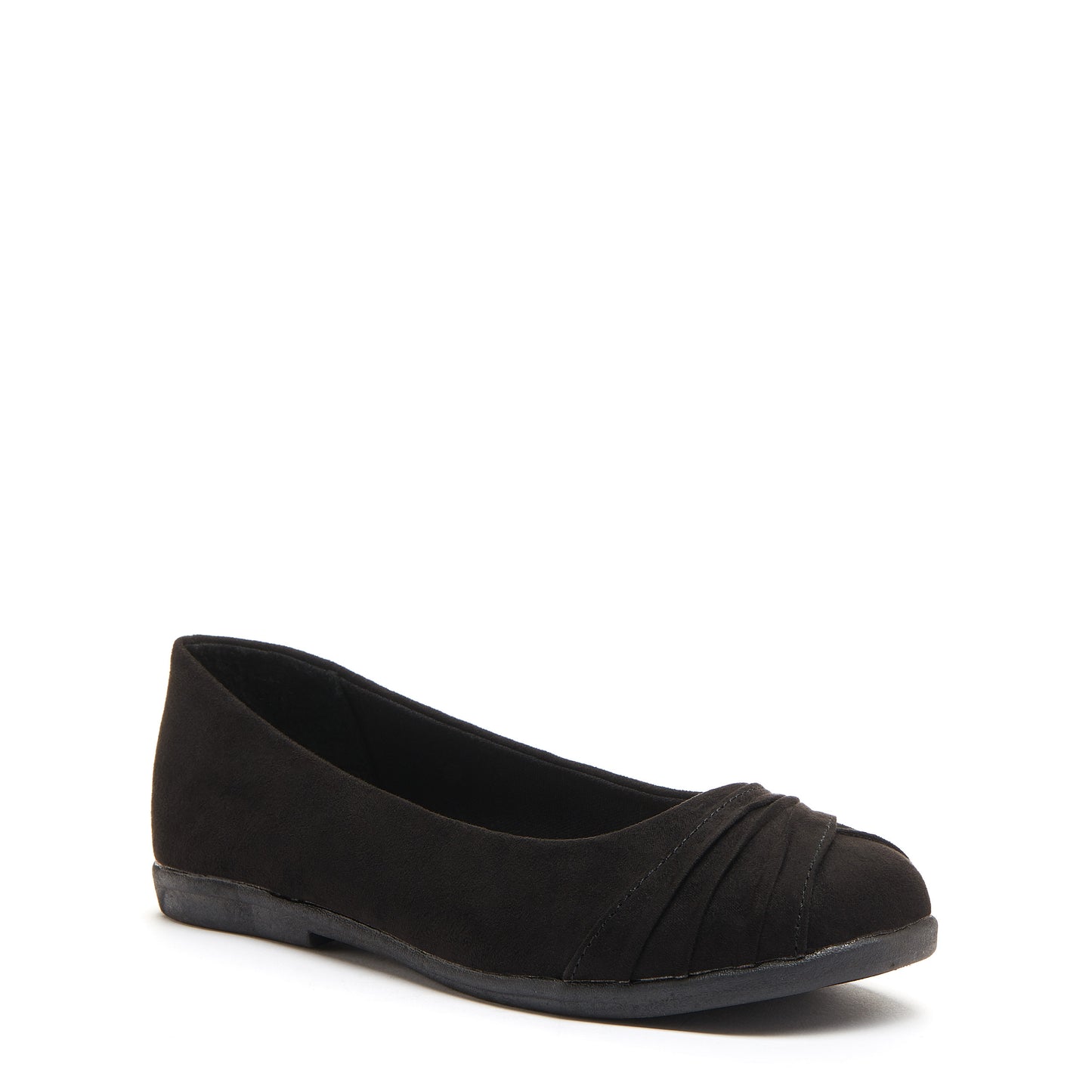 Jupiter Black Slip-On Casual Shoes