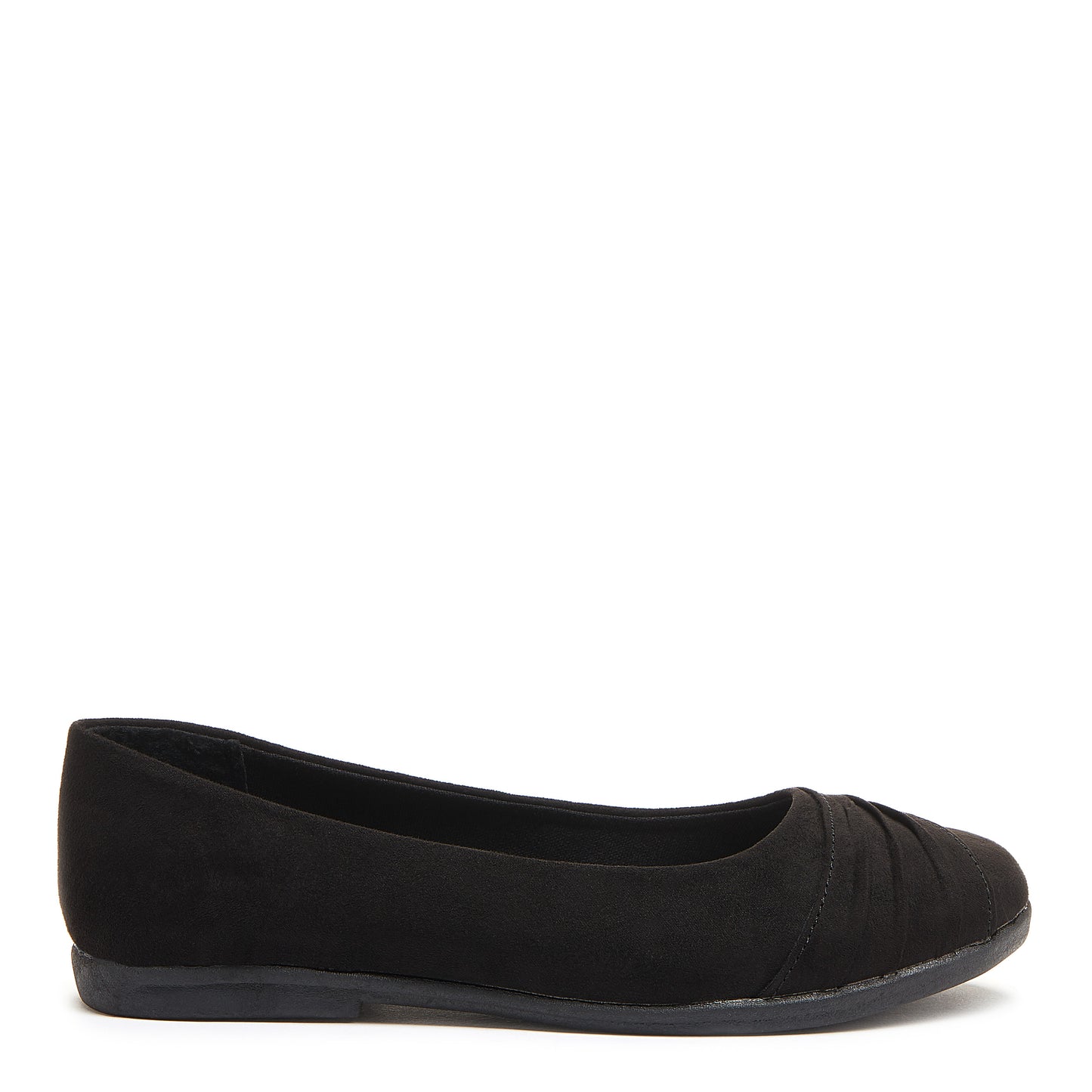 Jupiter Black Slip-On Casual Shoes