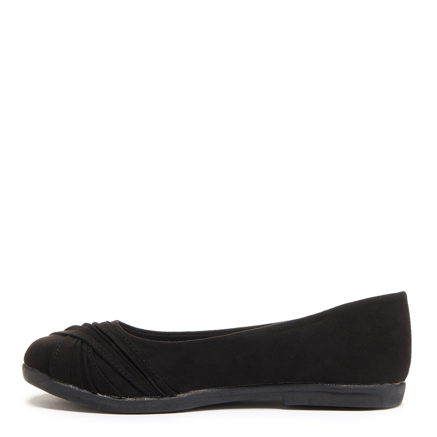 Jupiter Black Slip-On Casual Shoes