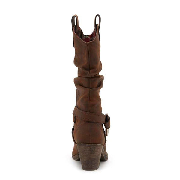 Sidestep Brown Western Cowboy Boot Rocket Dog UK