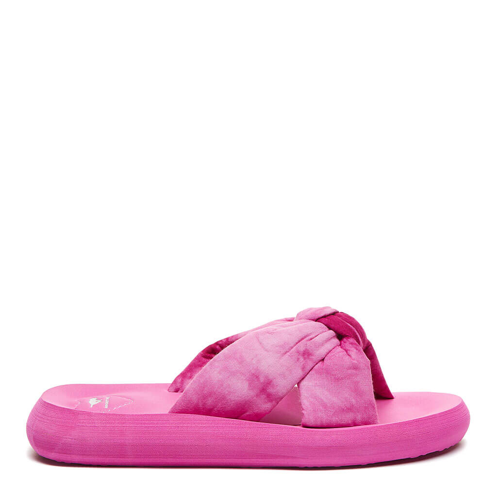 Bright pink deals flip flops